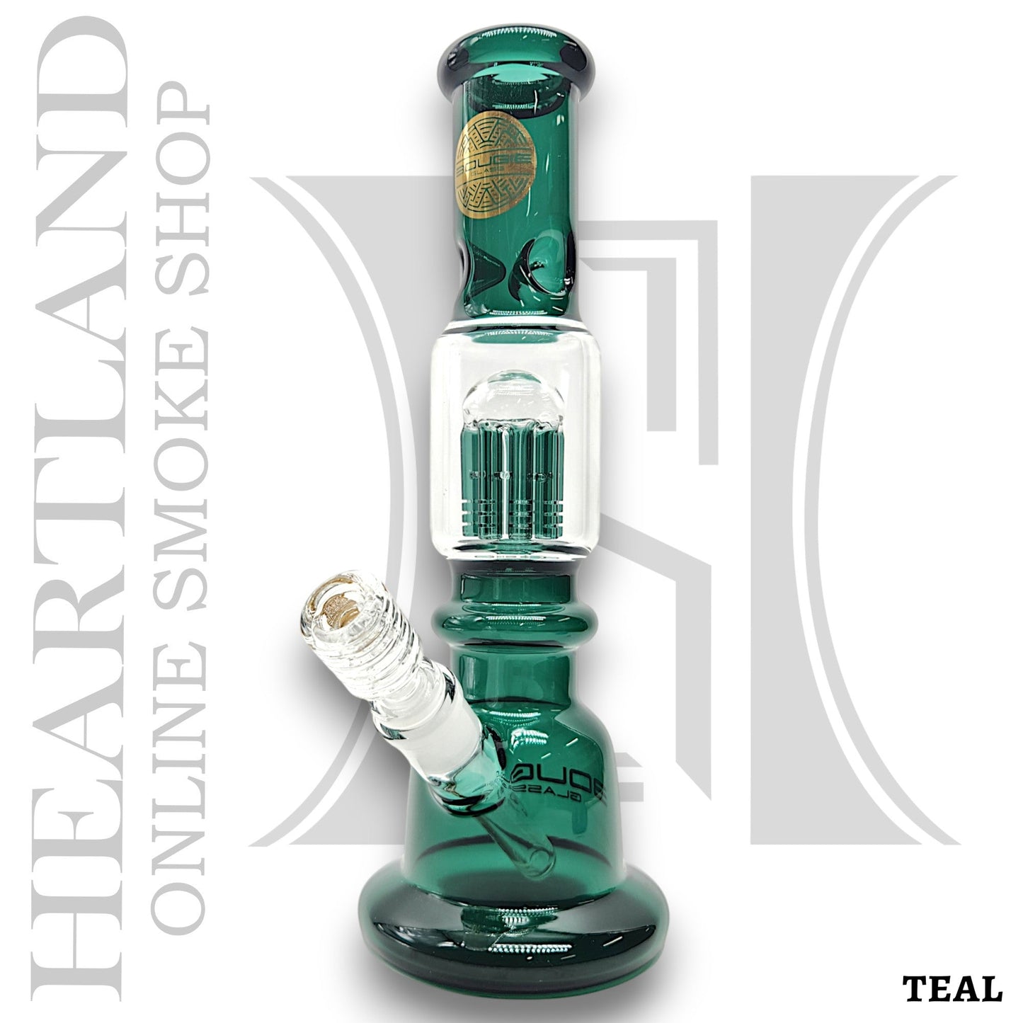 12" Bougie Glass Tree Perc La Bong