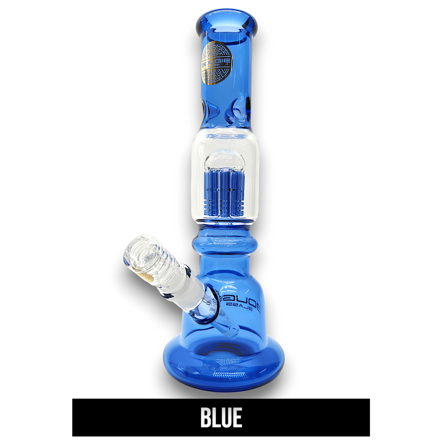 12" Bougie Glass Tree Perc La Bong