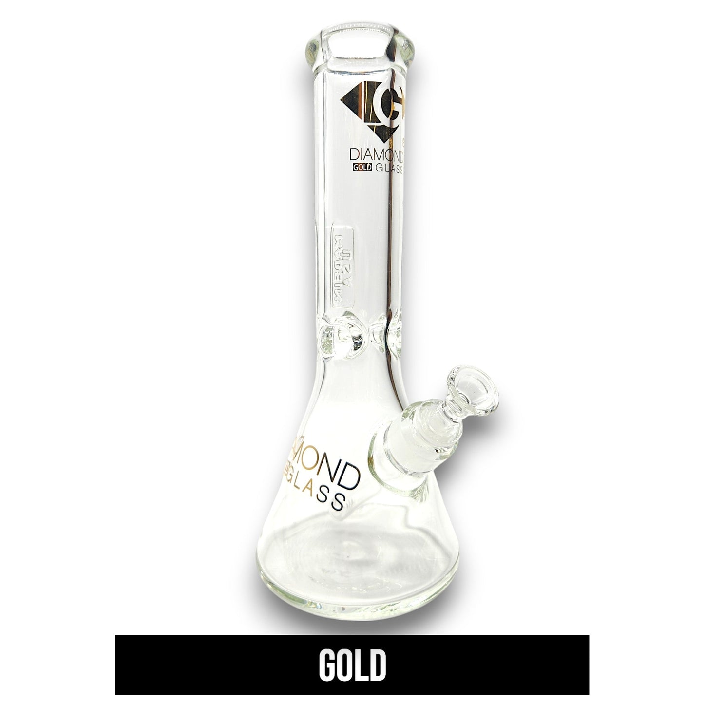 12" Diamond 9mm Heavy Duty Beaker Bong