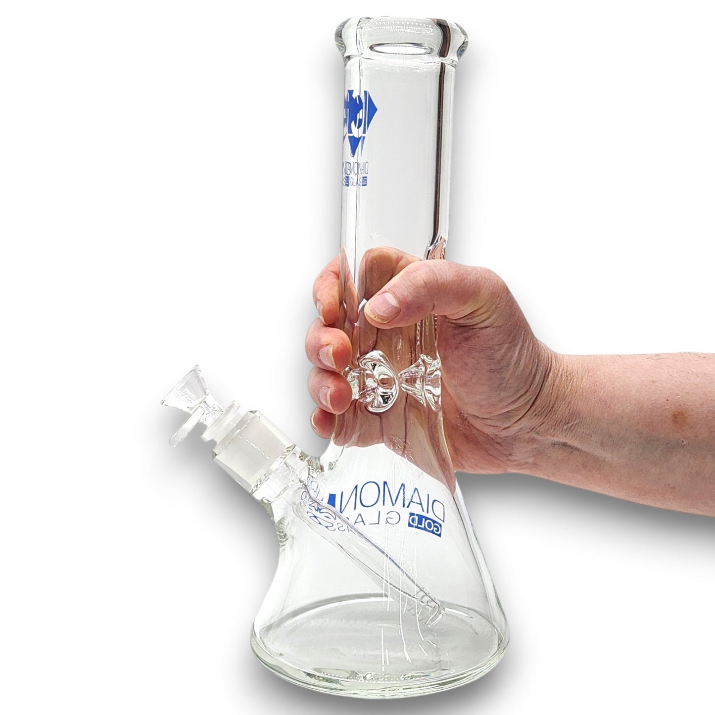 12" Diamond 9mm Heavy Duty Beaker Bong