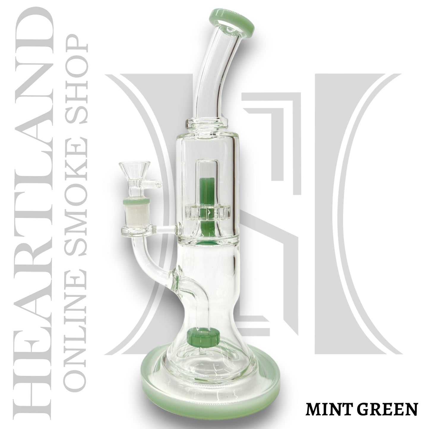 12" Extravagant Glass Showerhead and Circ Perc Bong