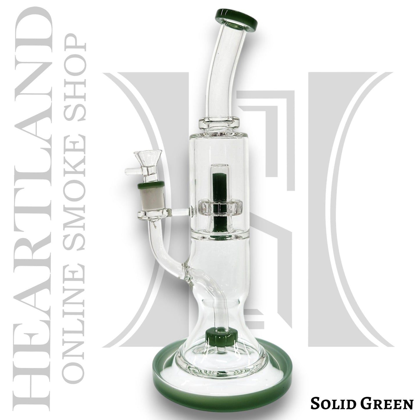 12" Extravagant Glass Showerhead and Circ Perc Bong