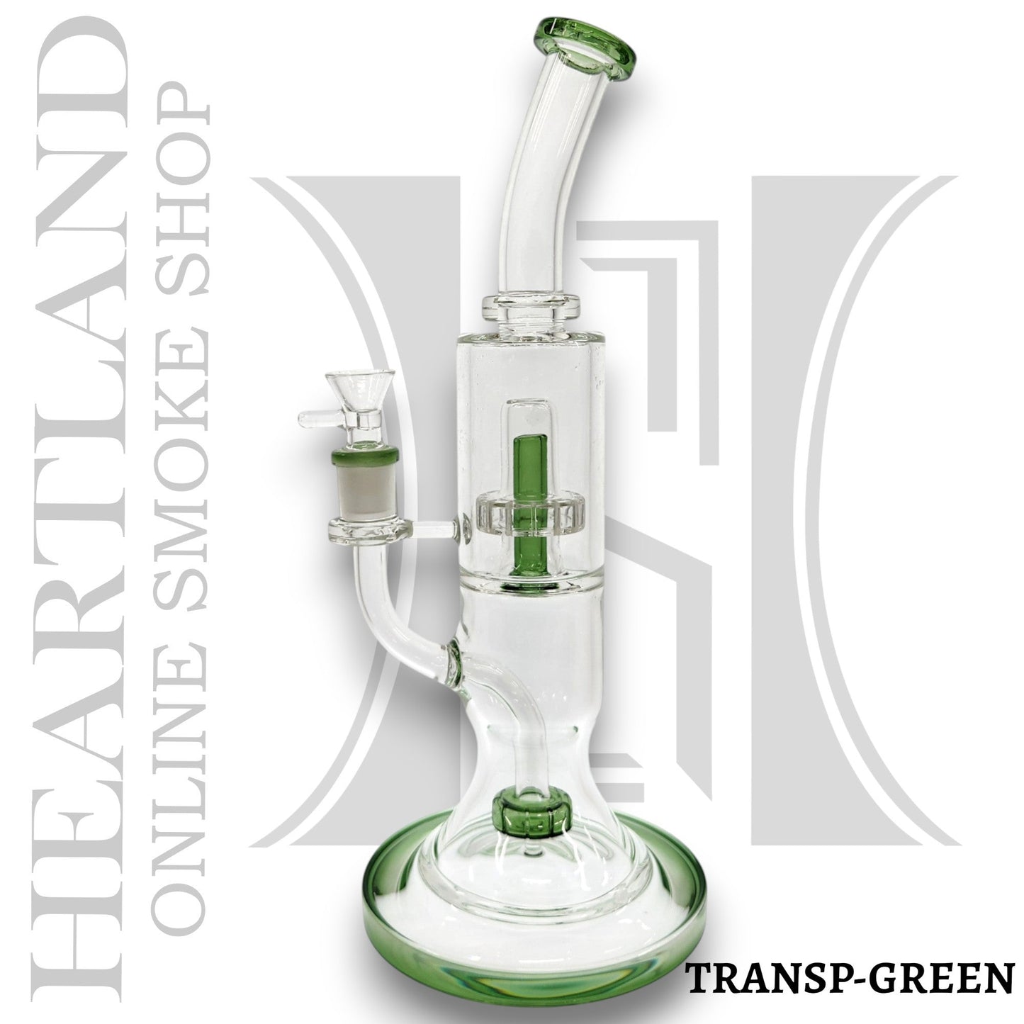 12" Extravagant Glass Showerhead and Circ Perc Bong