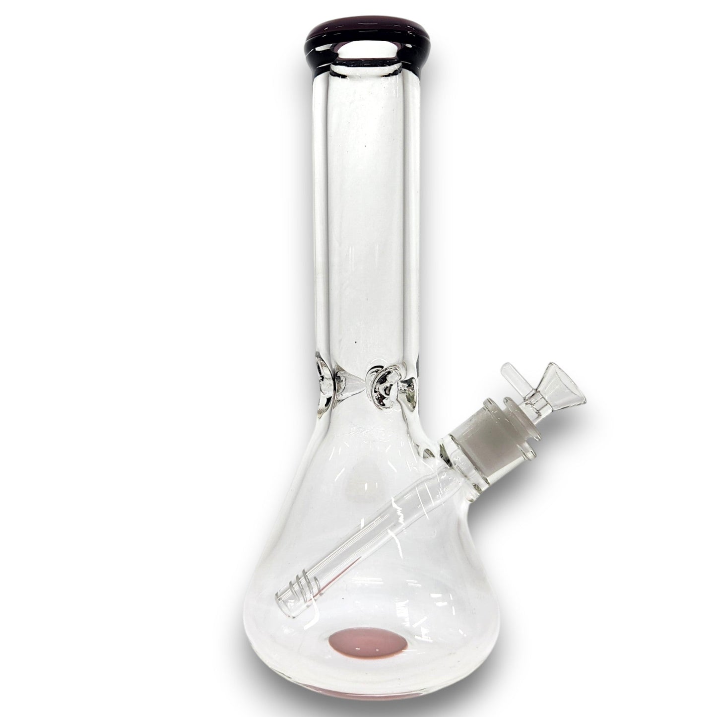 12" Heavy Duty Color Top Beaker Bong