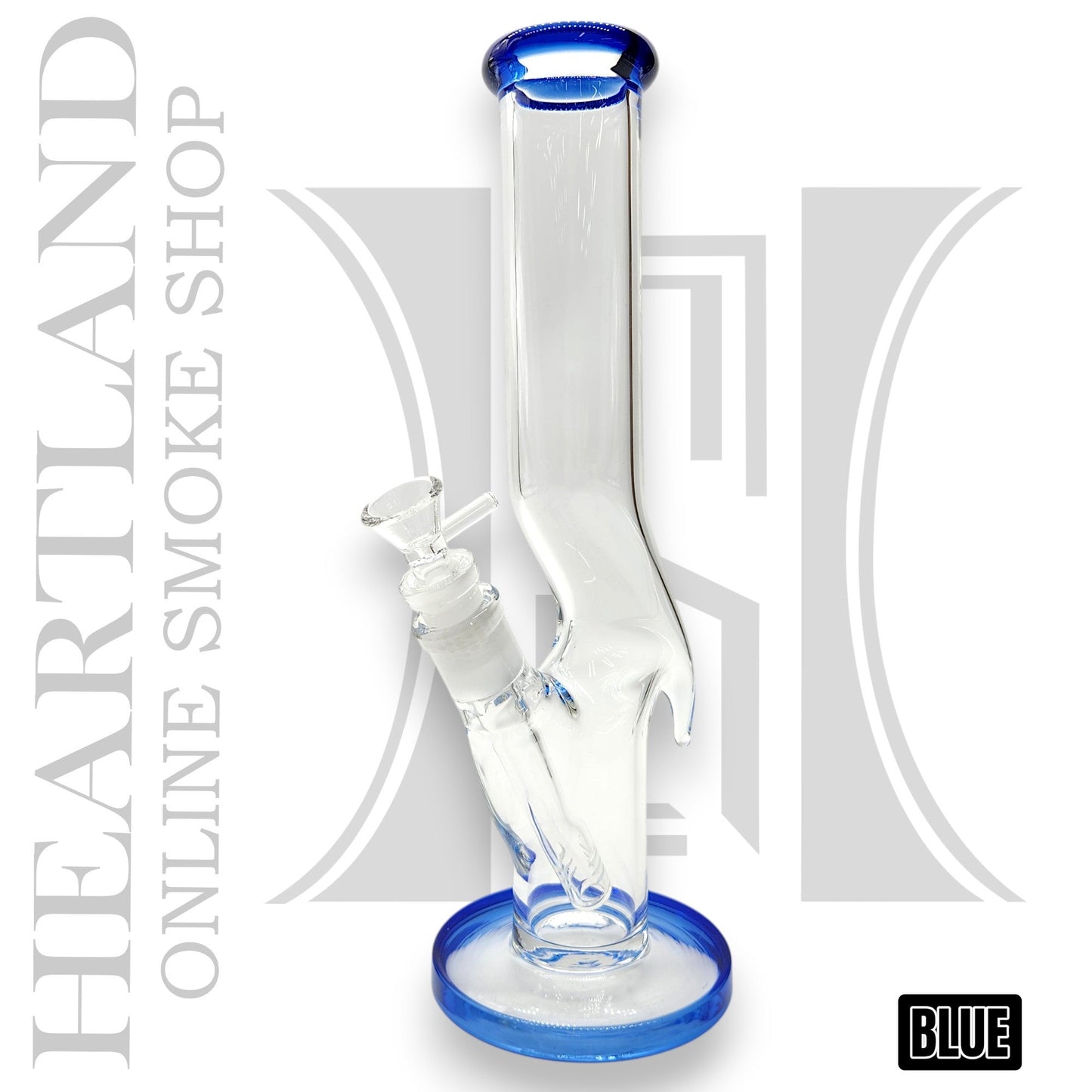 12" Z Style Straight Tube Bong