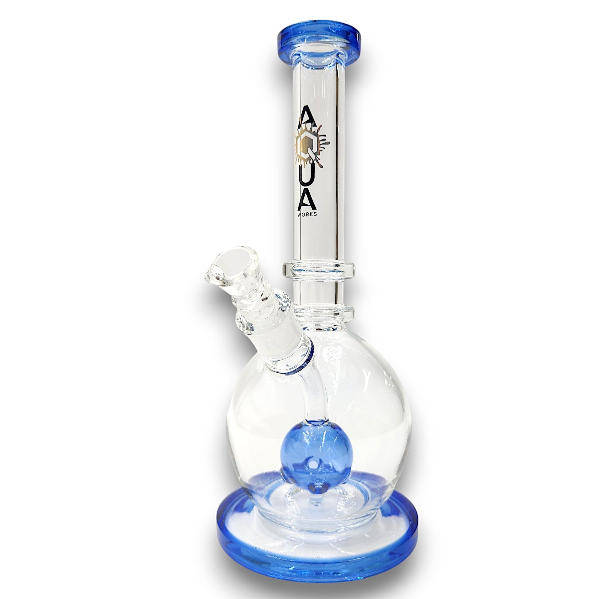 13" Aqua Works Round Bottom Dome Perc Bong