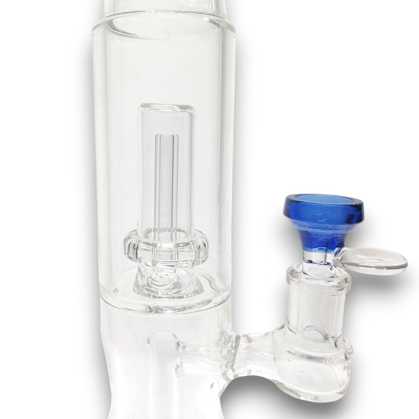 13" Aqua Works Showerhead Perc Cone Straight Tube Bong