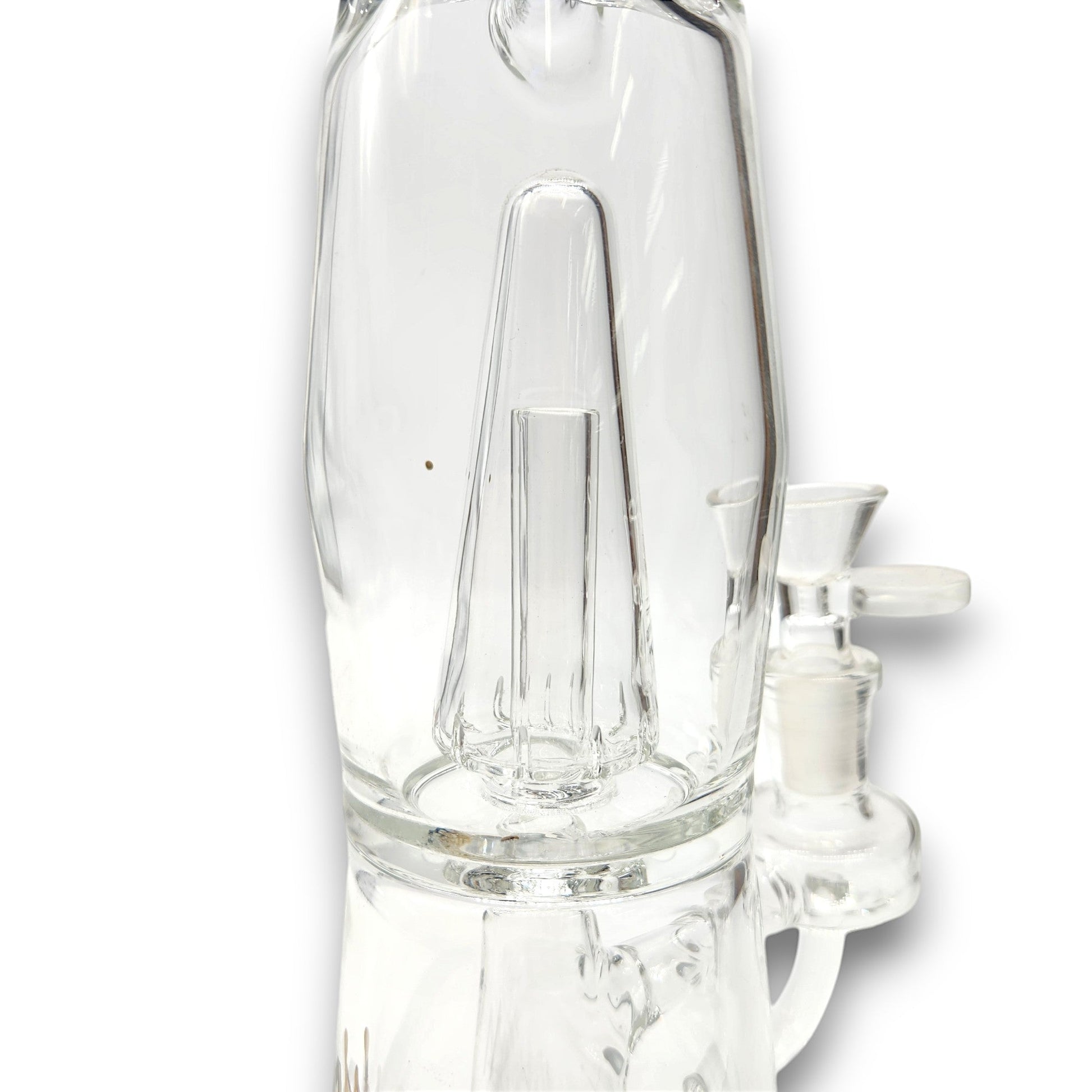 13" Aqua Works Showerhead Perc Cone Straight Tube Bong