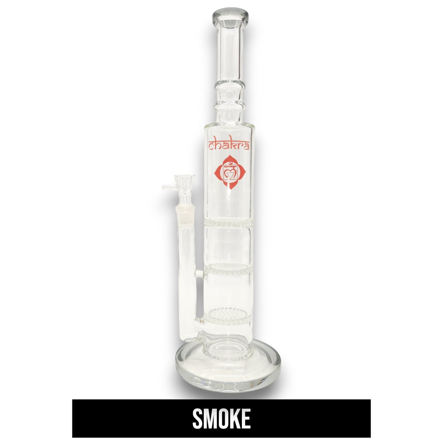 13" Chakra Triple Honeycomb Perc Barrel Bong