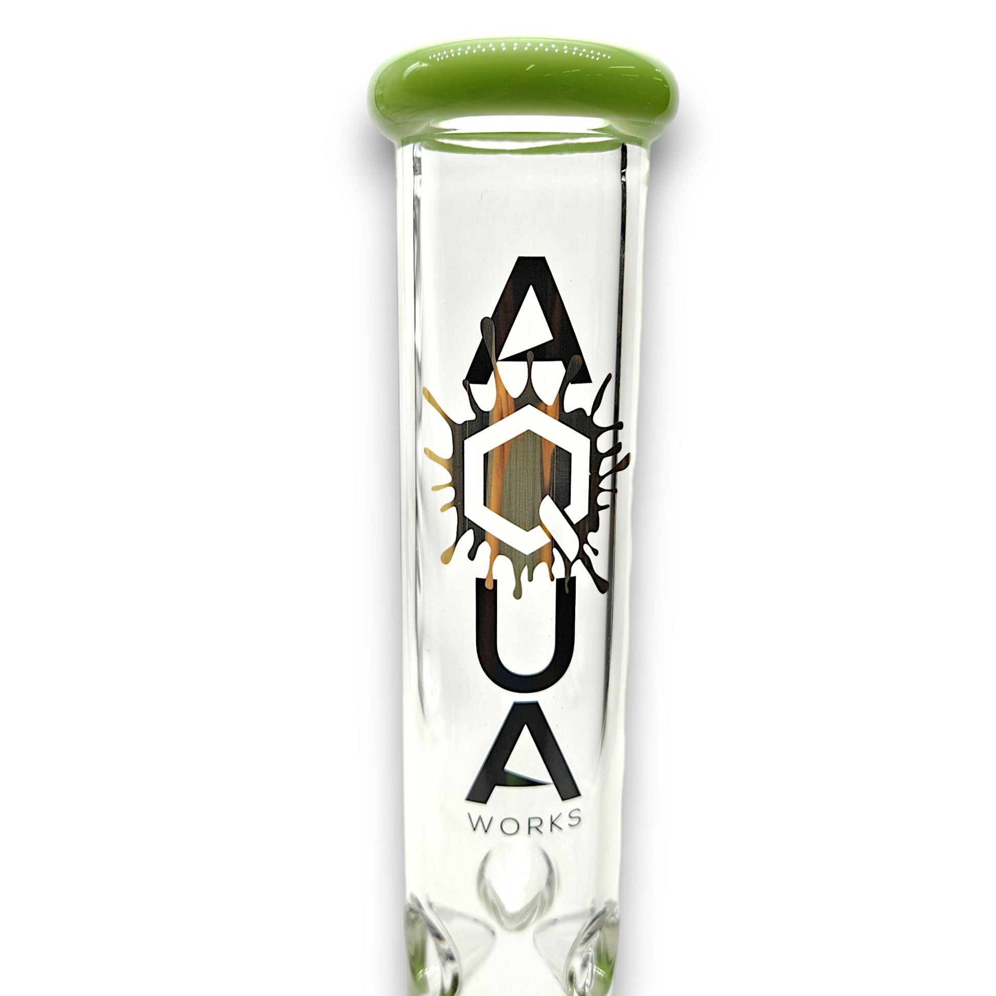 14" Aqua Works Heavy Duty Straight Tube Bong