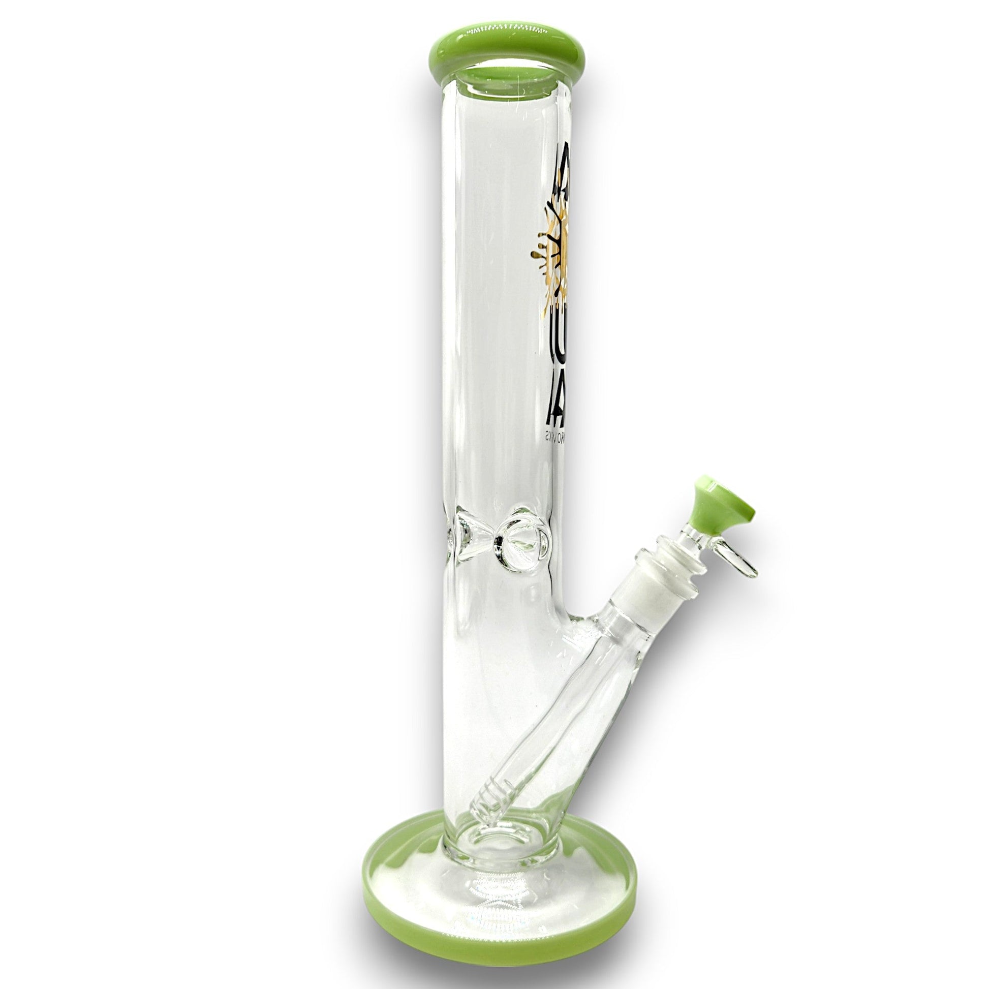 14" Aqua Works Heavy Duty Straight Tube Bong