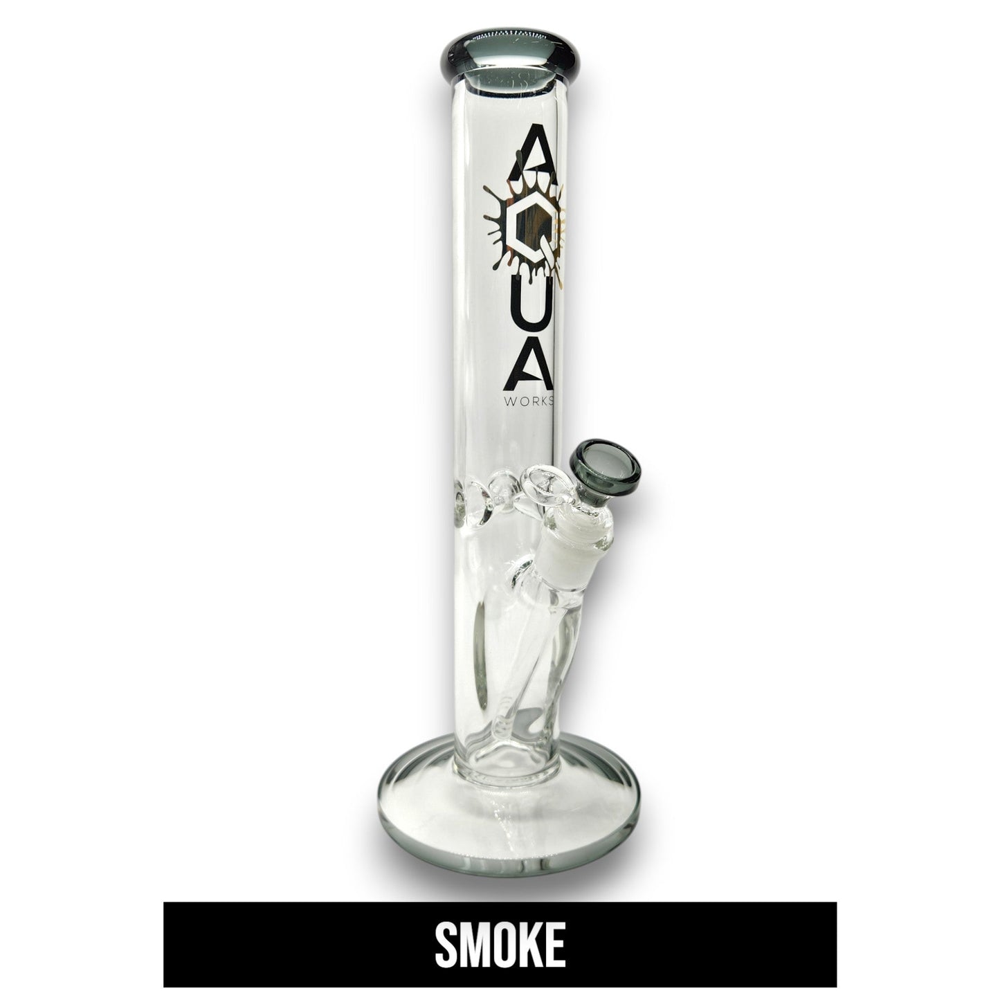 14" Aqua Works Heavy Duty Straight Tube Bong