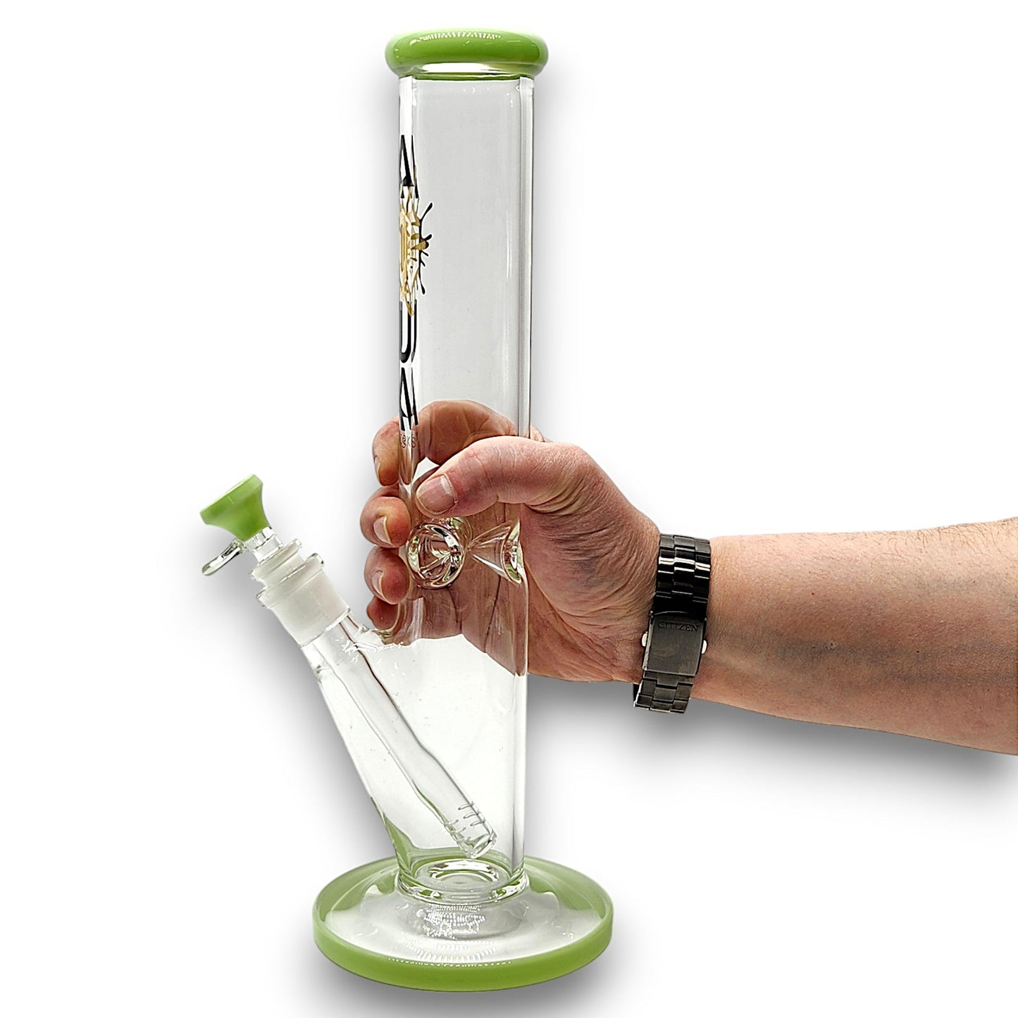 14" Aqua Works Heavy Duty Straight Tube Bong