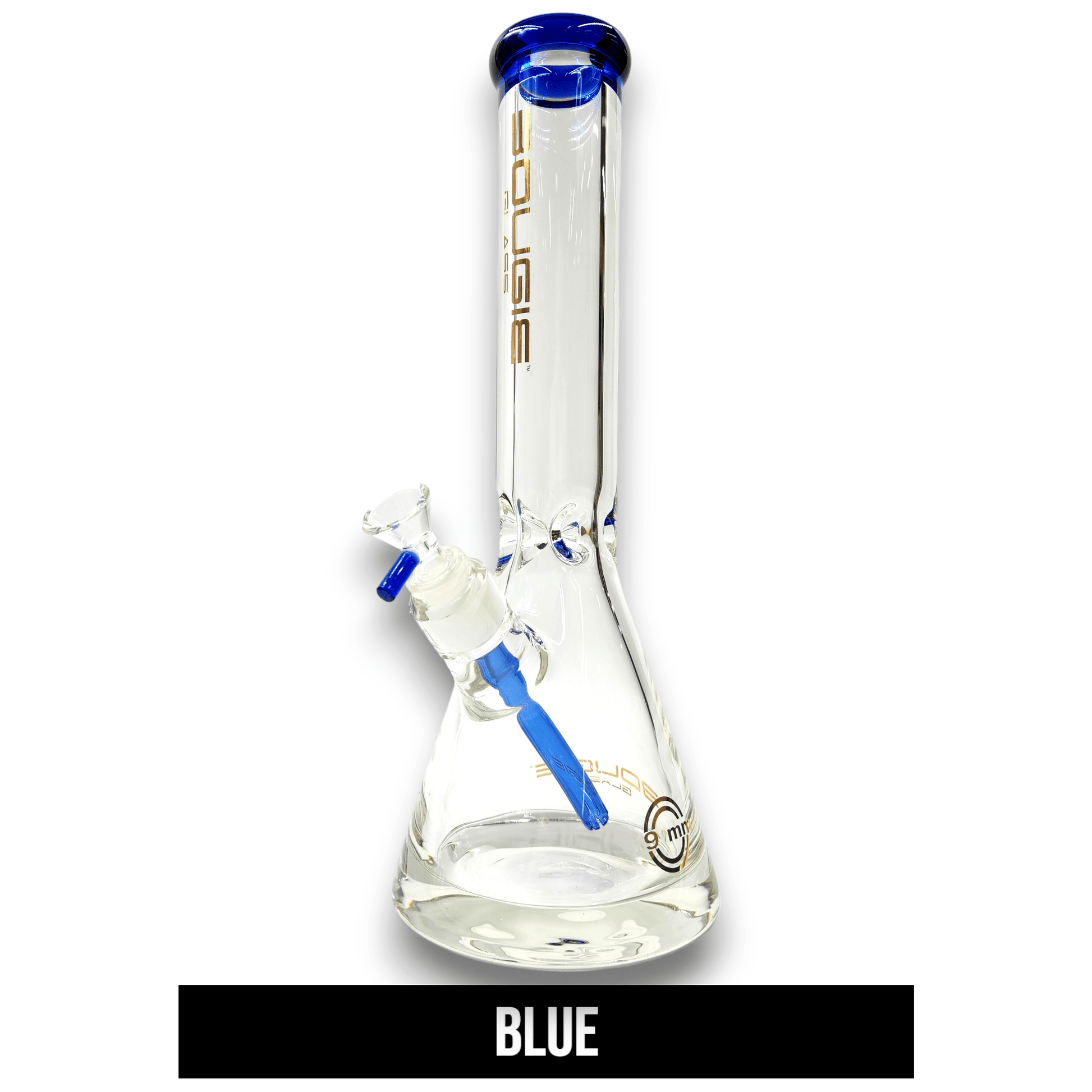 14" Bougie 9mm Heavy Duty Beaker Bong