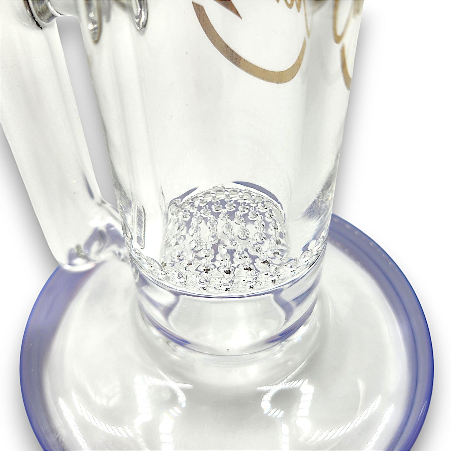14" Cali CloudX Thick Straight Tube Single Honeycomb Perc Bong
