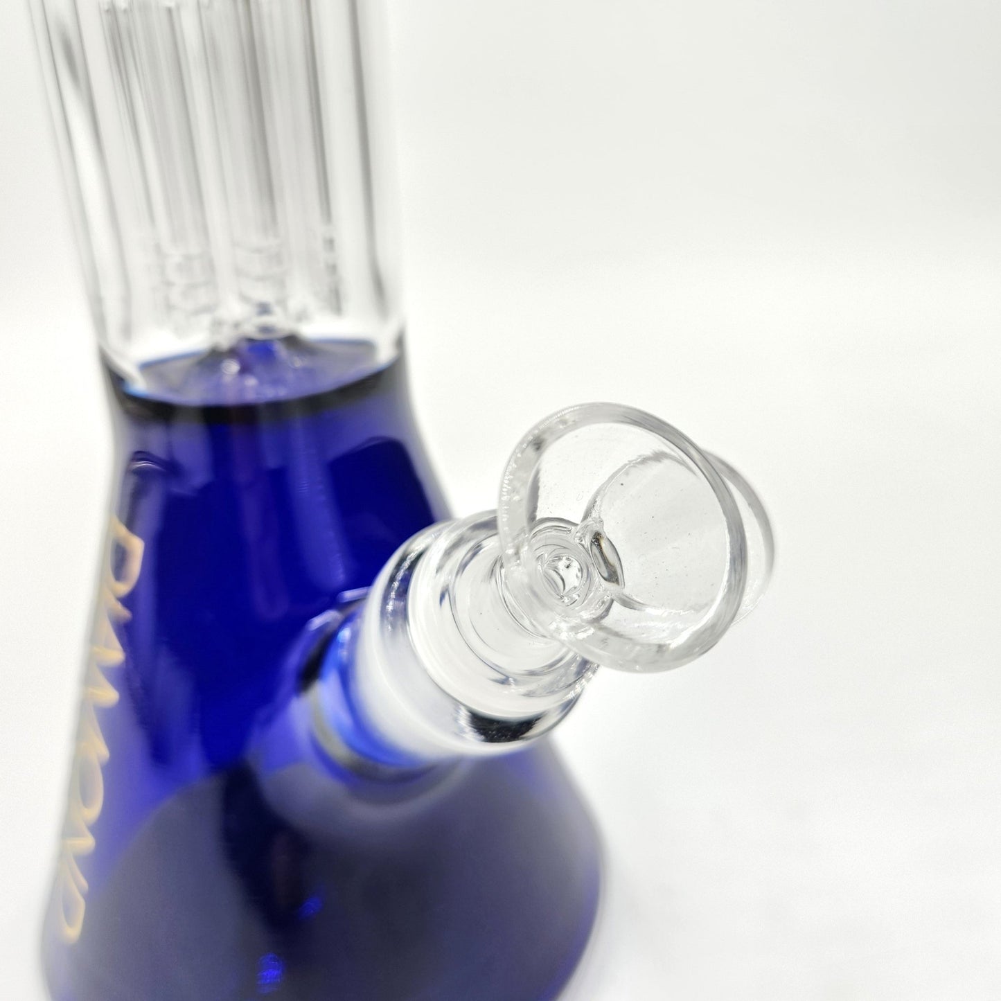 14" Diamond Glass Colored Tree Percolator Beaker Bong