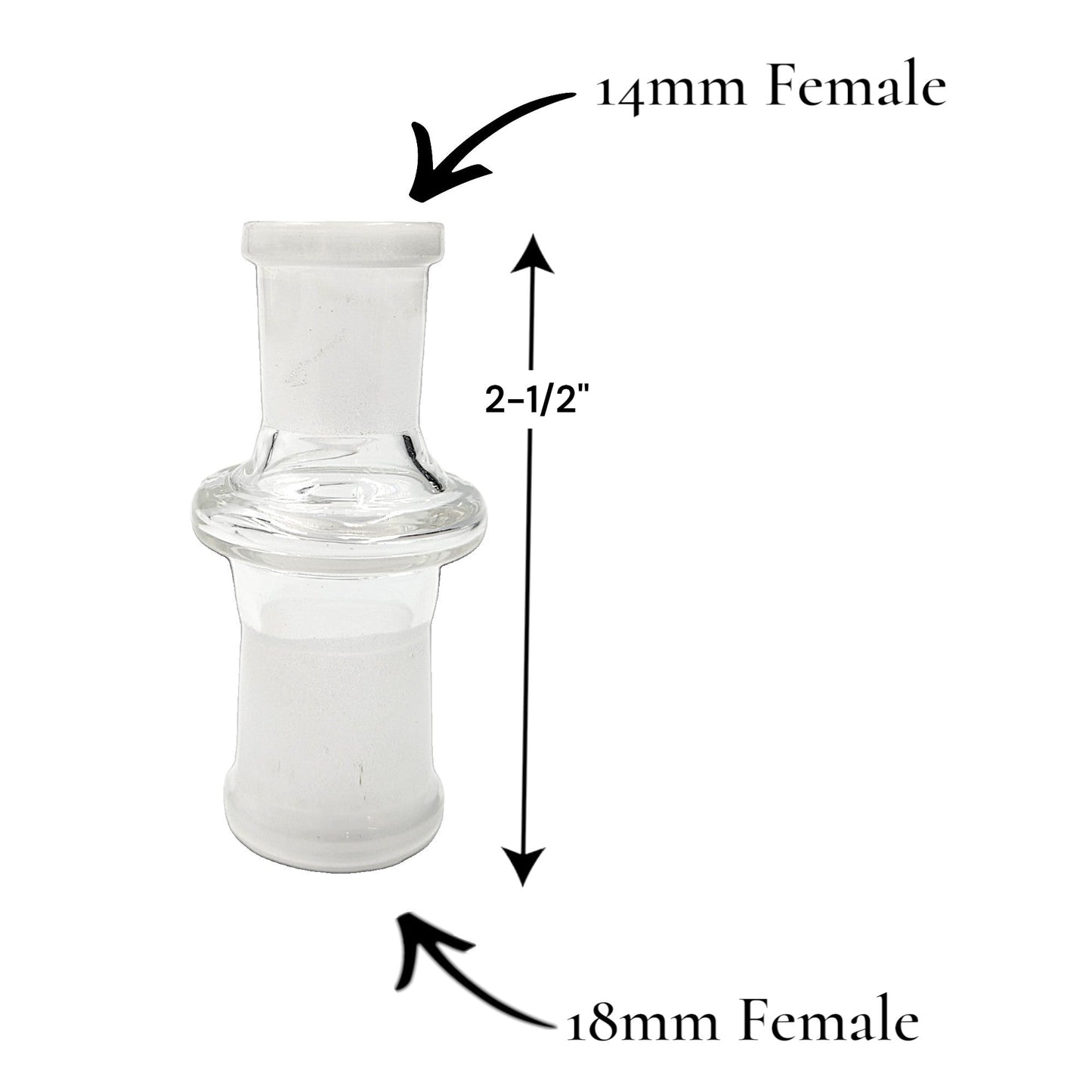 14mm Female to 18mm Female Adapter