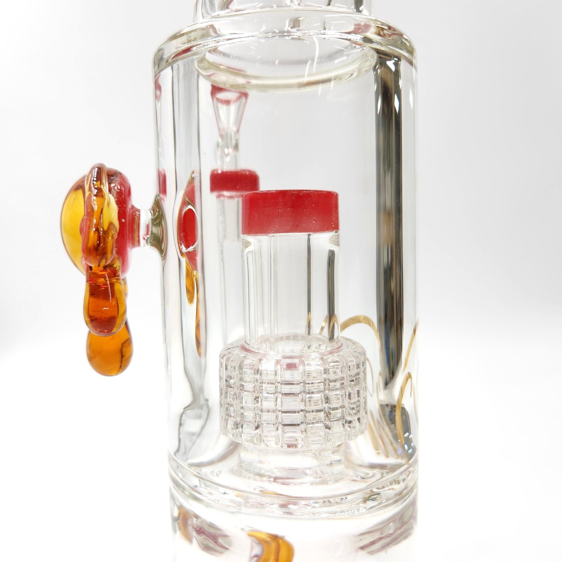 15" Cali CloudX Straight Tube Matrix UFO Circ Perc Bong