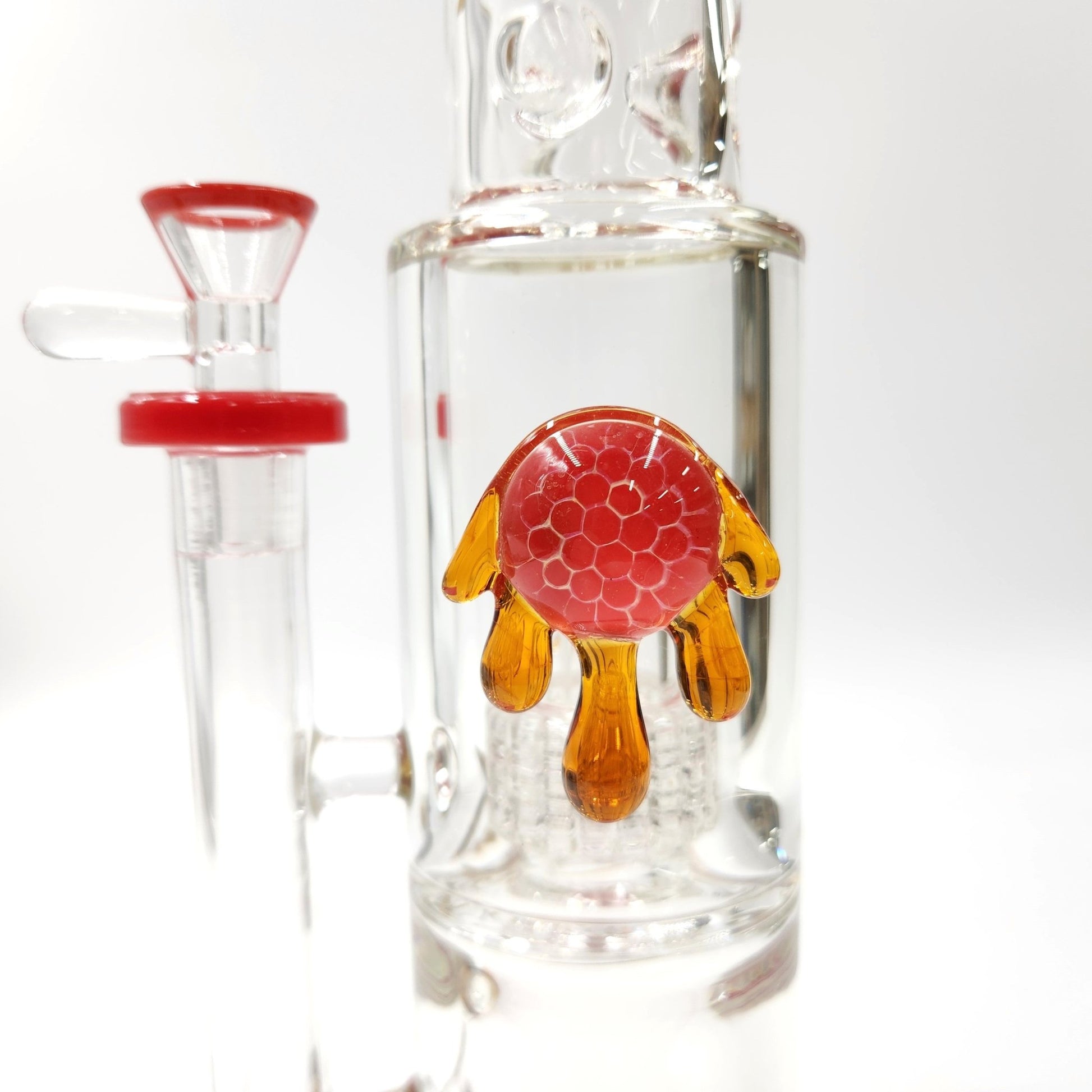 15" Cali CloudX Straight Tube Matrix UFO Circ Perc Bong