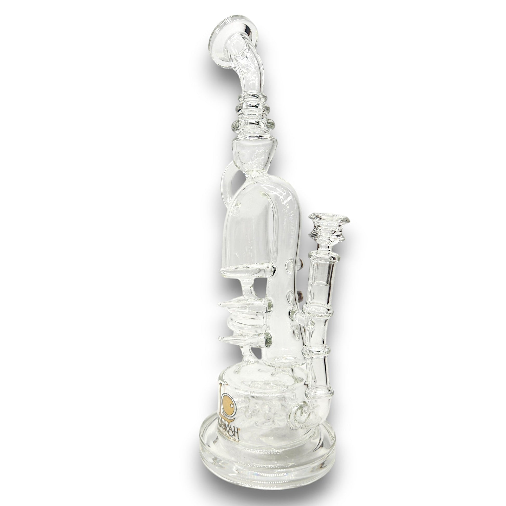 15" Lookah Spiral Glass Sprinkler Perc Recycler Bong