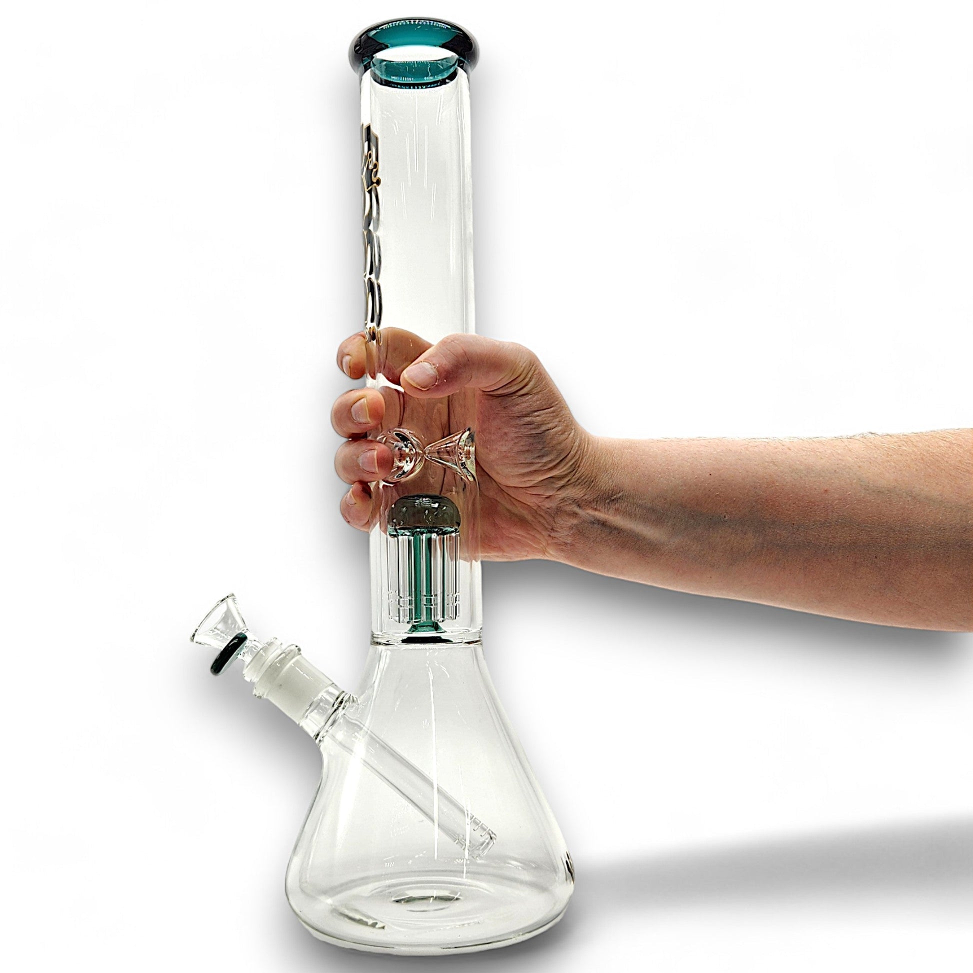 16" Boss Glass Tree Perc Beaker Bong
