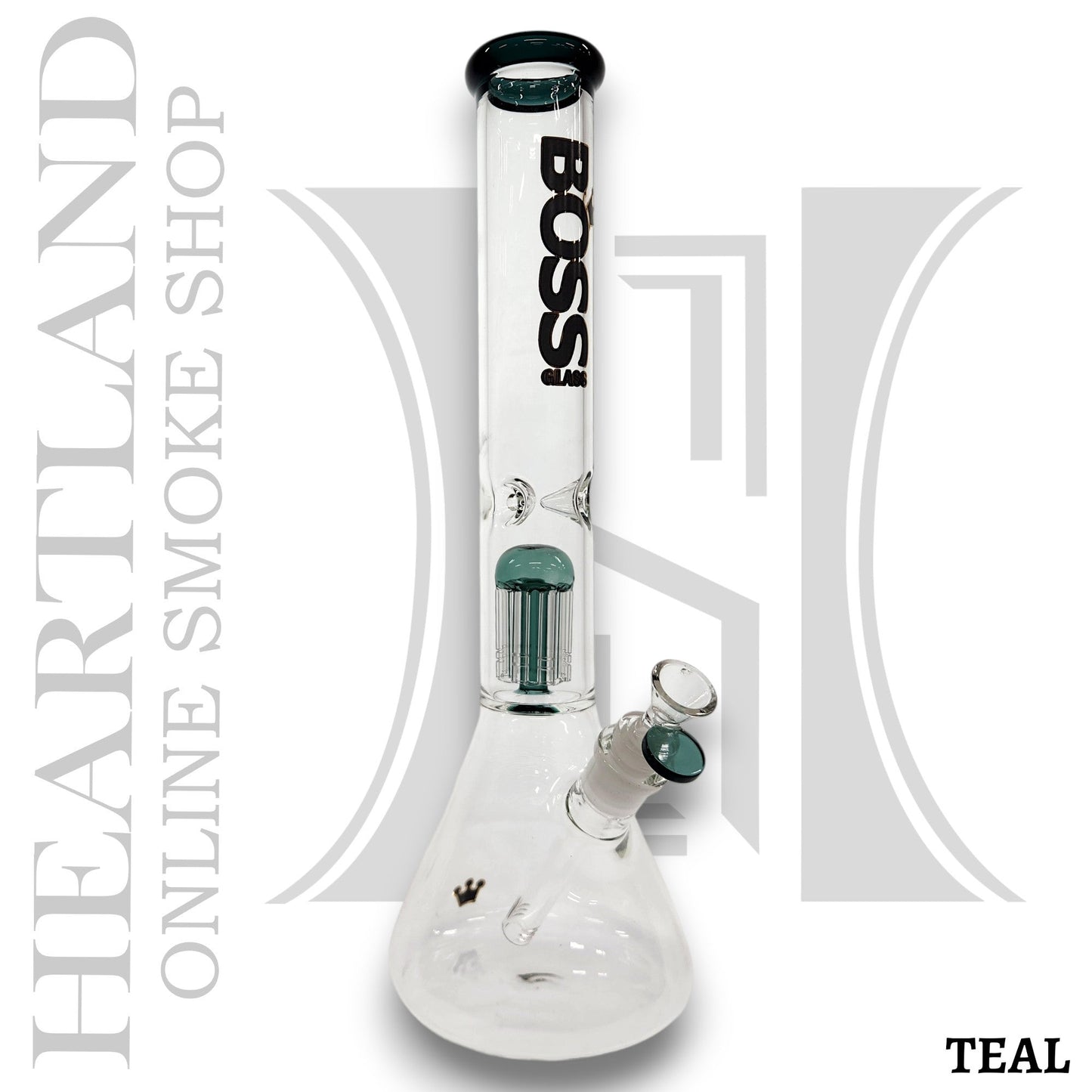 16" Boss Glass Tree Perc Beaker Bong