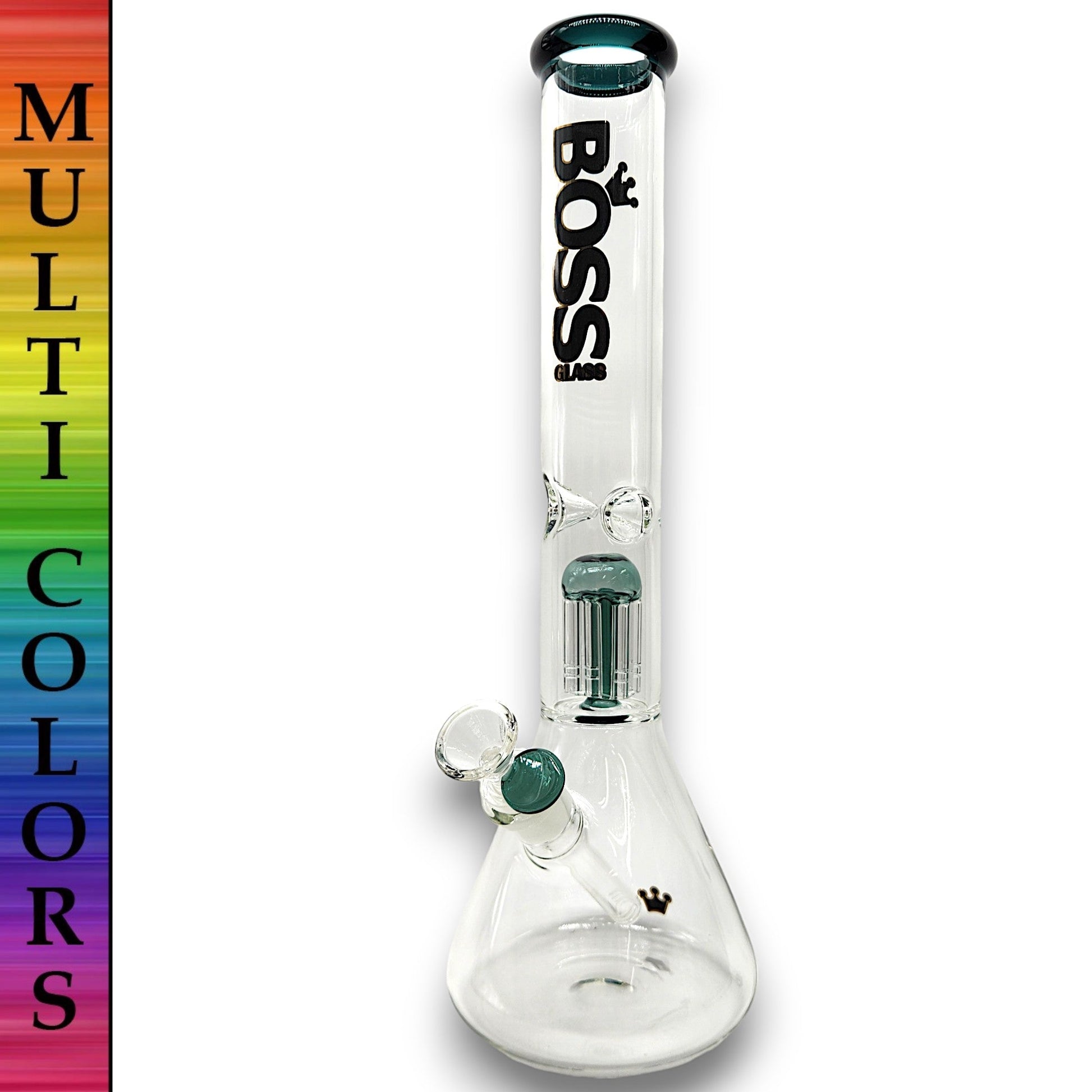 16" Boss Glass Tree Perc Beaker Bong