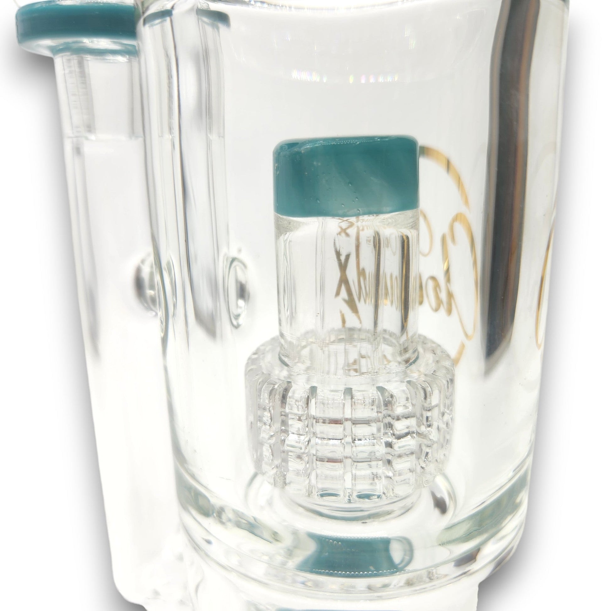 16" Cali CloudX 9mm Triple Matrix Showerhead Perc Straight Tube Bong