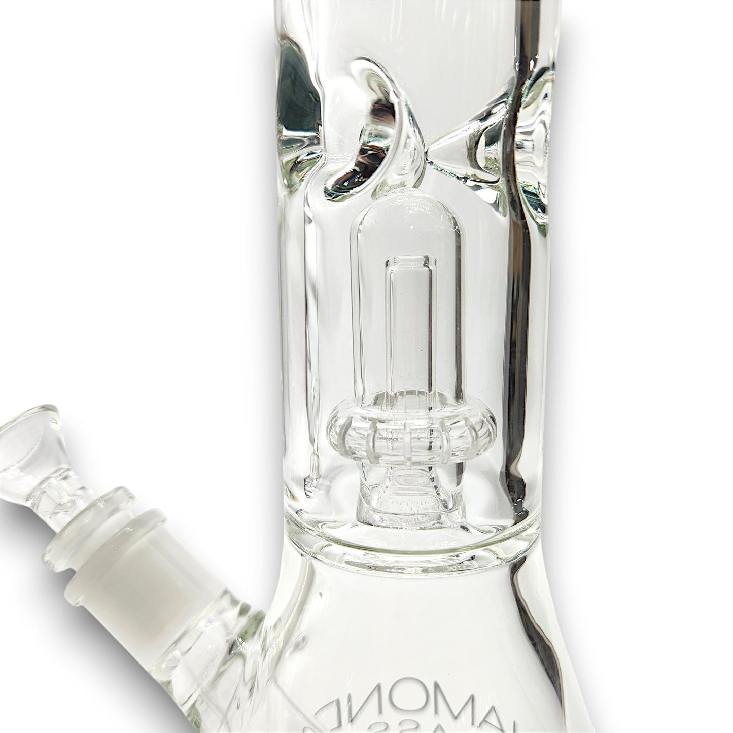 16" Diamond 7mm Heavy Duty Showerhead Perc Beaker Bong