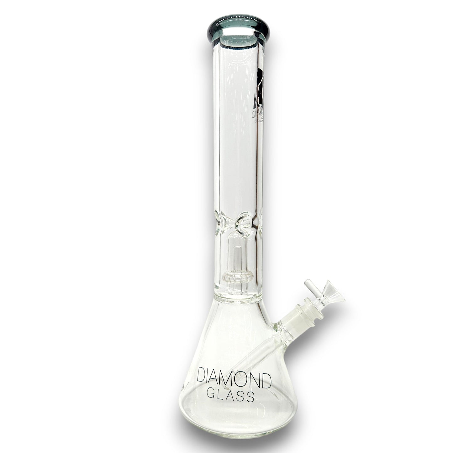 16" Diamond 7mm Heavy Duty Showerhead Perc Beaker Bong