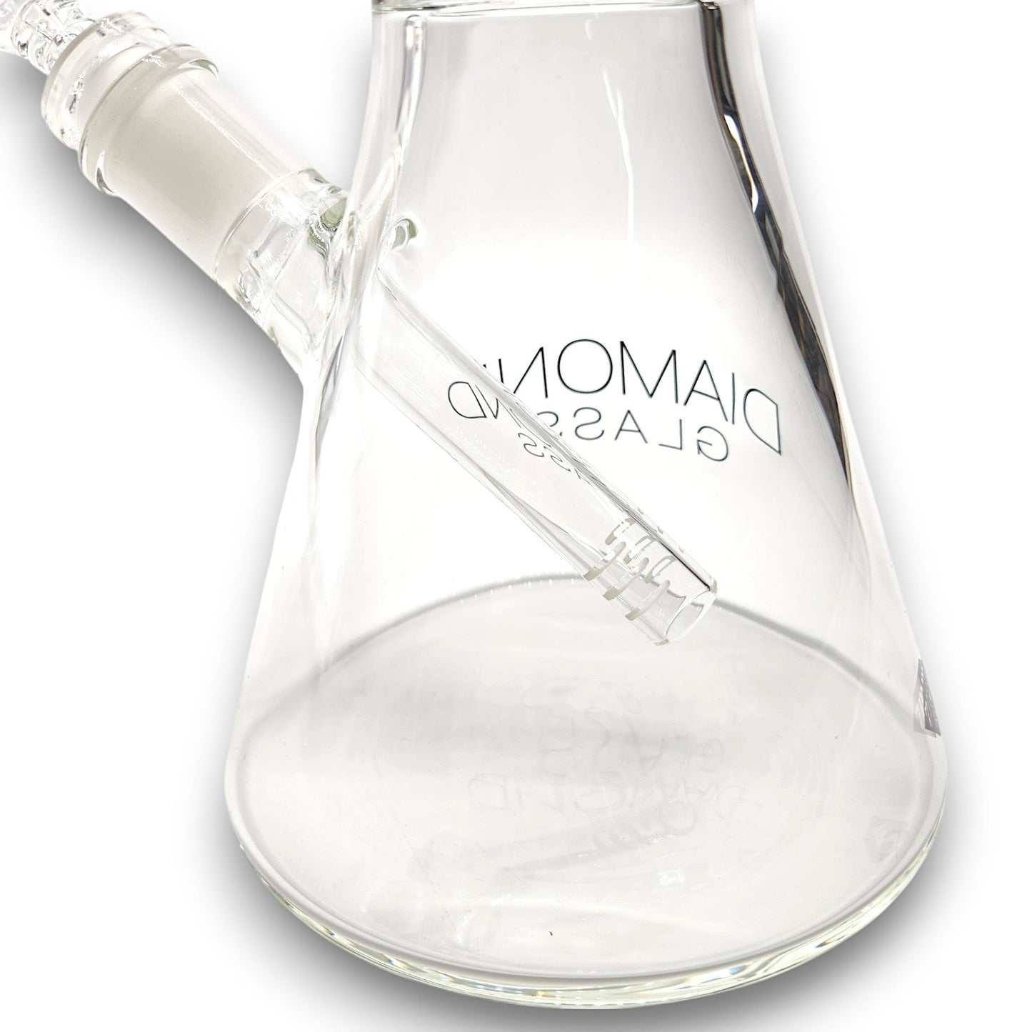16" Diamond 7mm Heavy Duty Showerhead Perc Beaker Bong