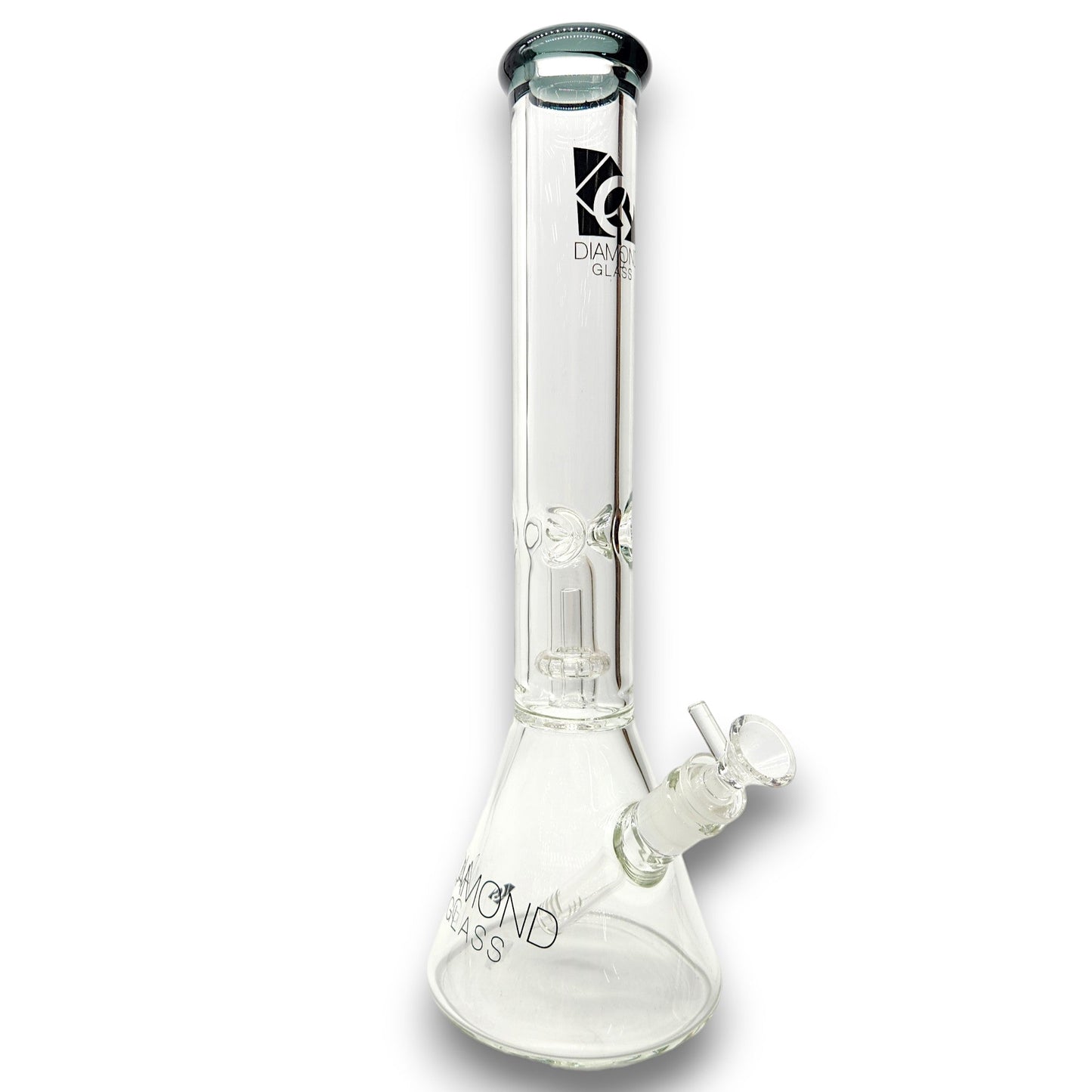 16" Diamond 7mm Heavy Duty Showerhead Perc Beaker Bong
