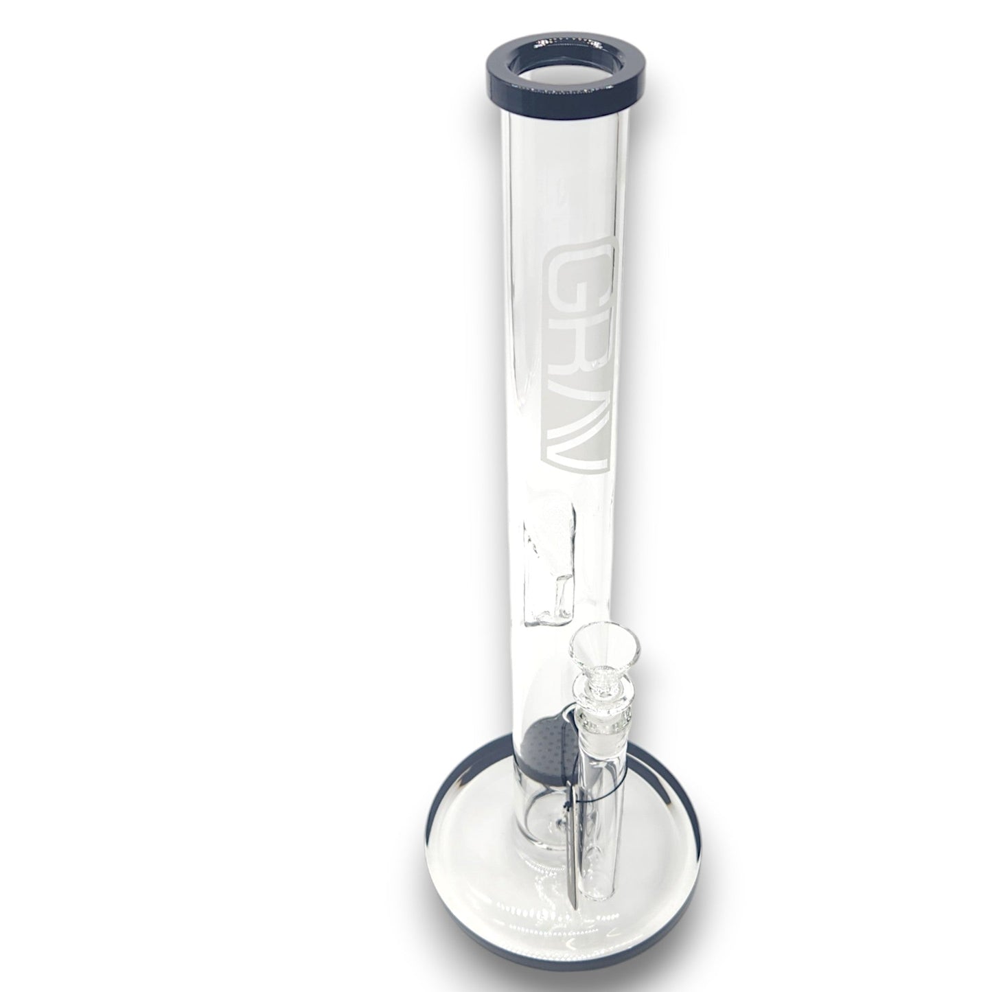 16" GRAV Large Straight Tube Honeycomb Perc Bong