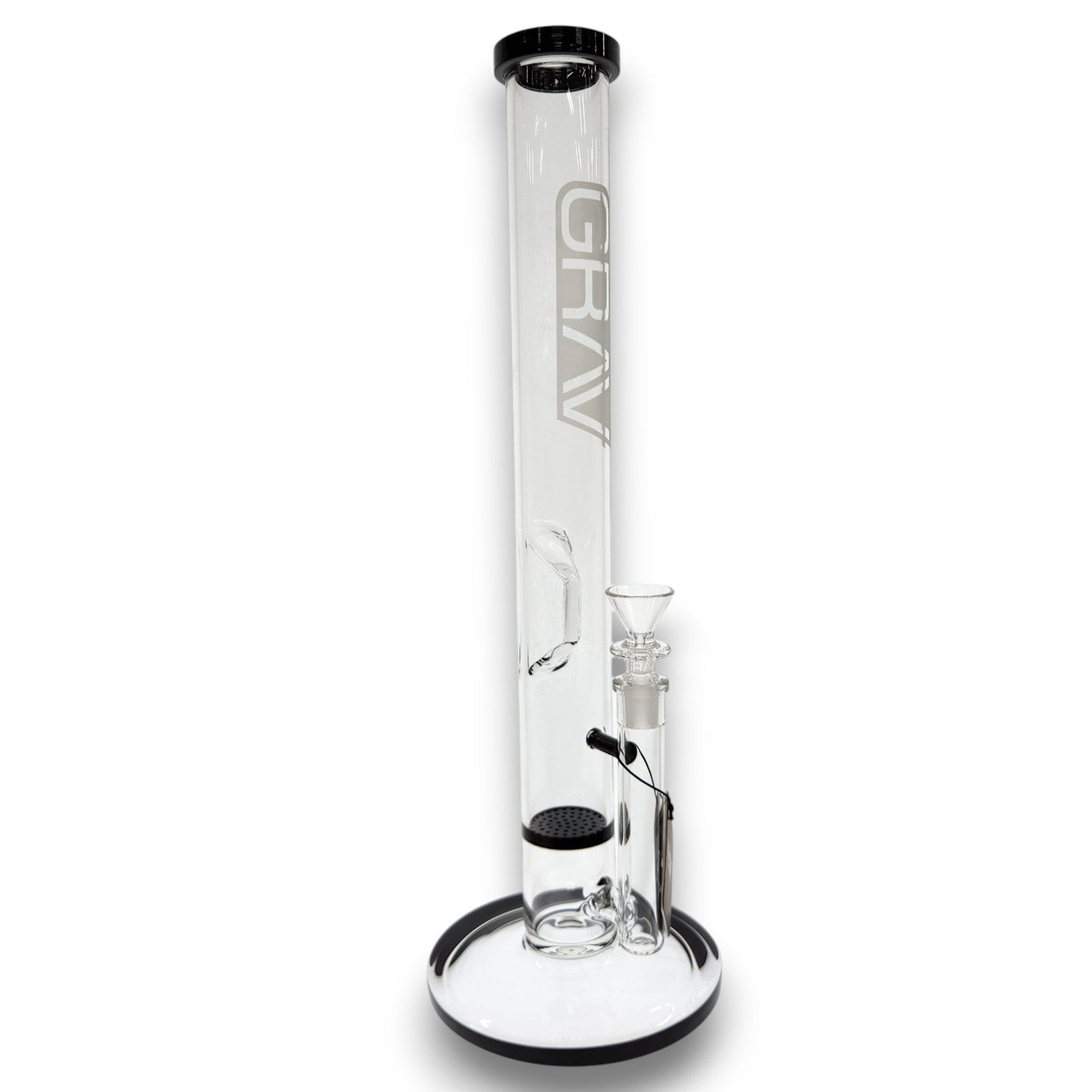 16" GRAV Large Straight Tube Honeycomb Perc Bong