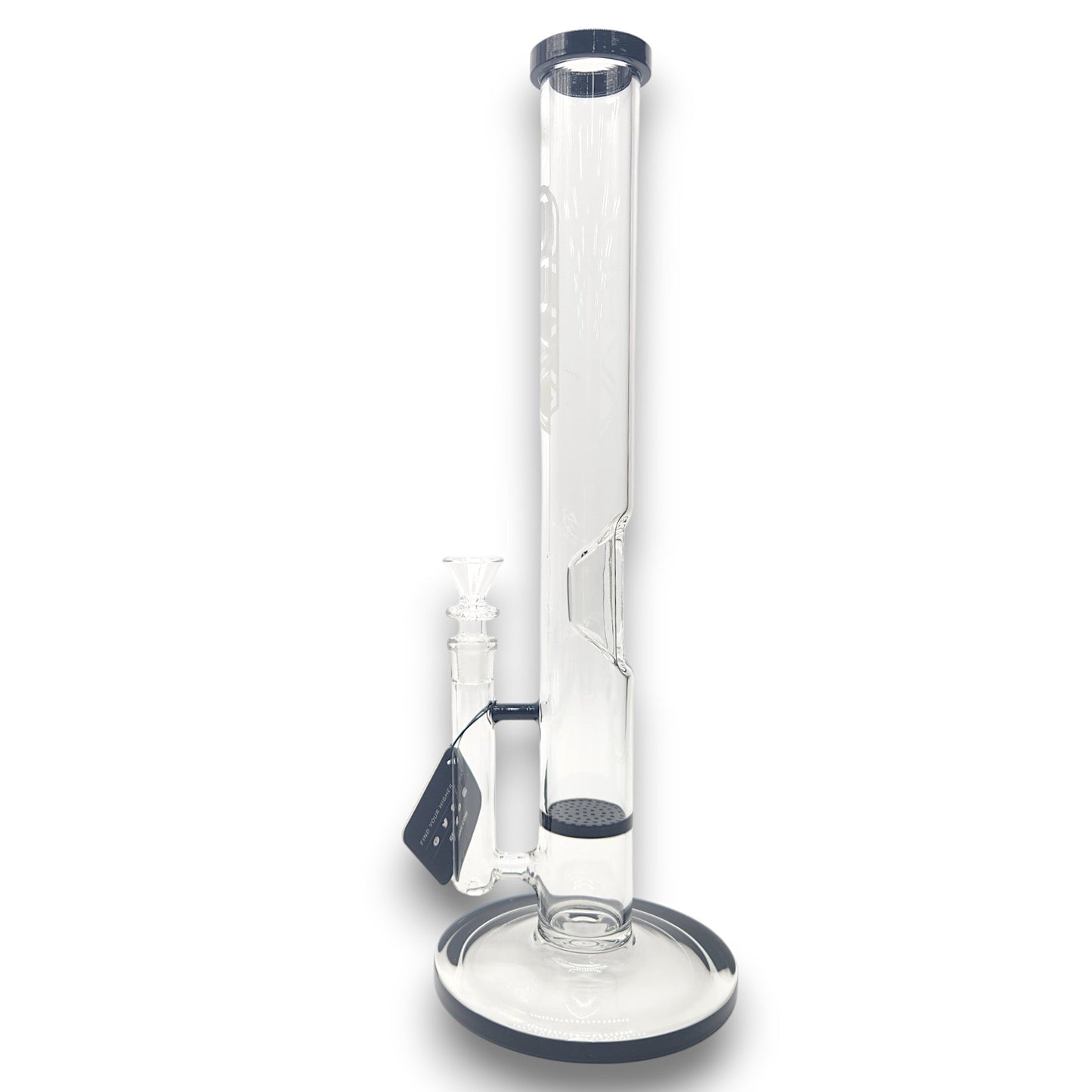 16" GRAV Large Straight Tube Honeycomb Perc Bong