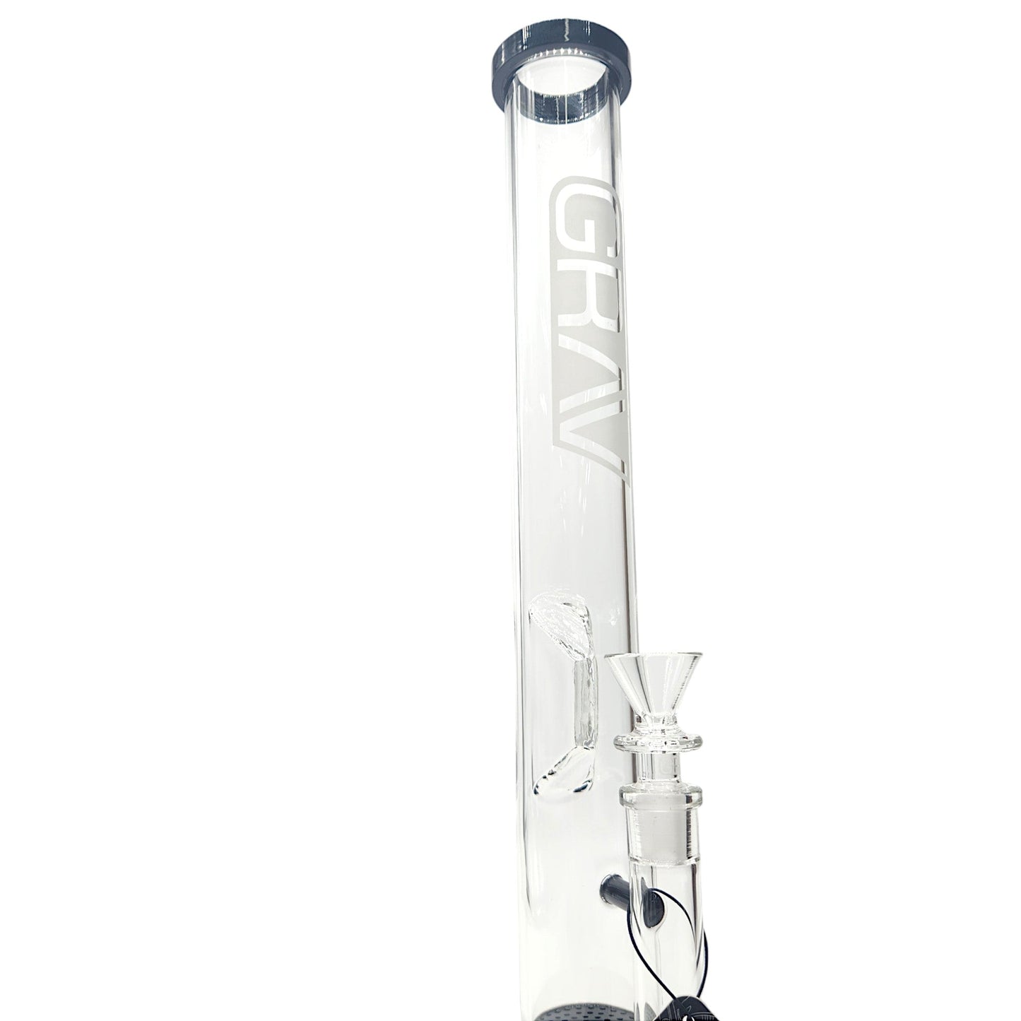 16" GRAV Large Straight Tube Honeycomb Perc Bong
