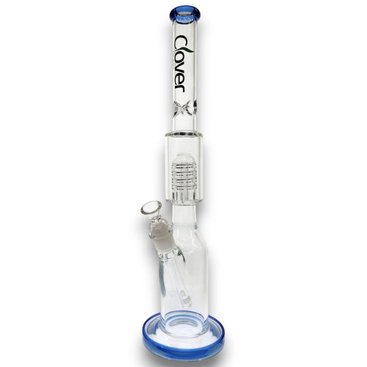 17" Clover Glass Showerhead Percolator Bong