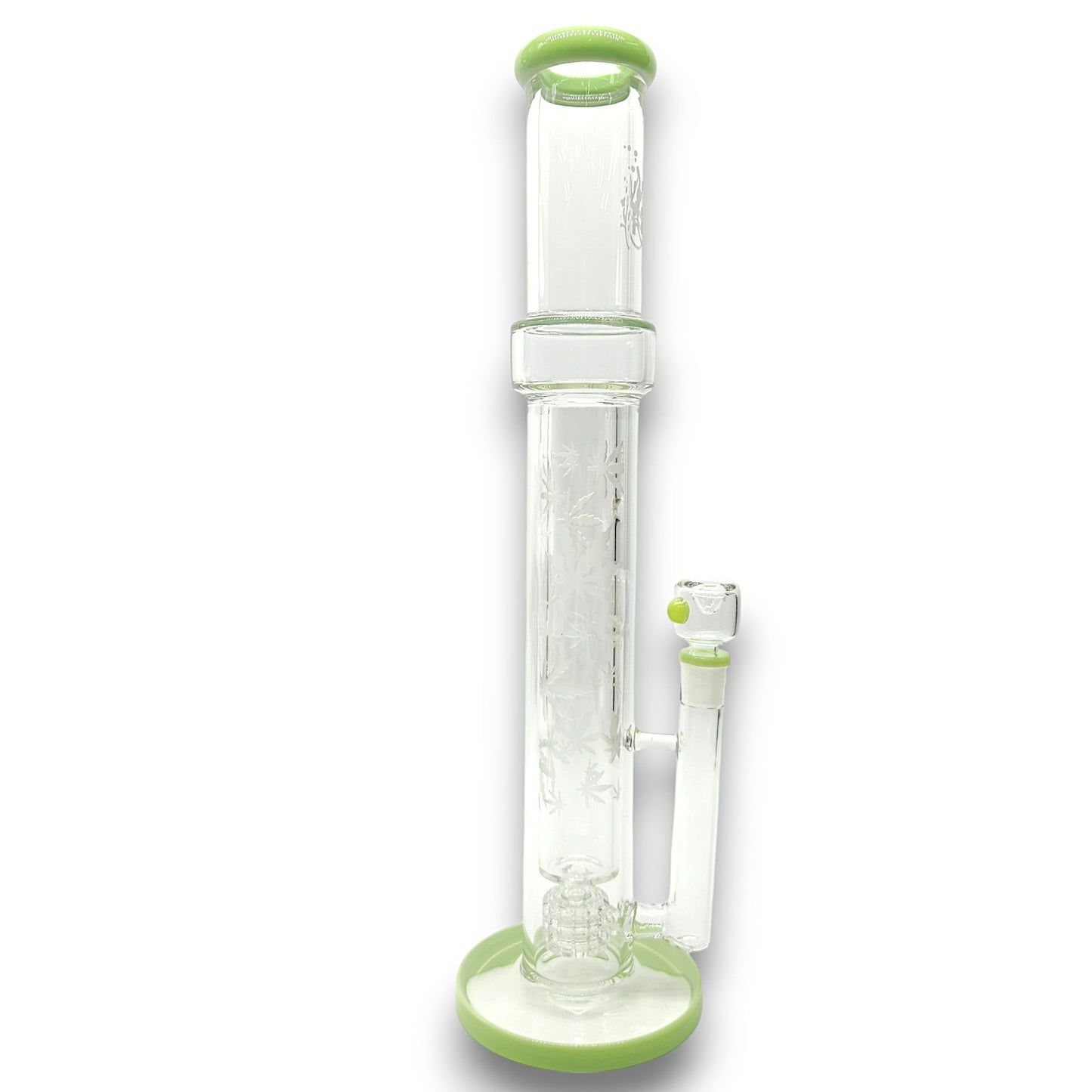 17" Pulsar Double Wall Matrix Perc Straight Tube Bong