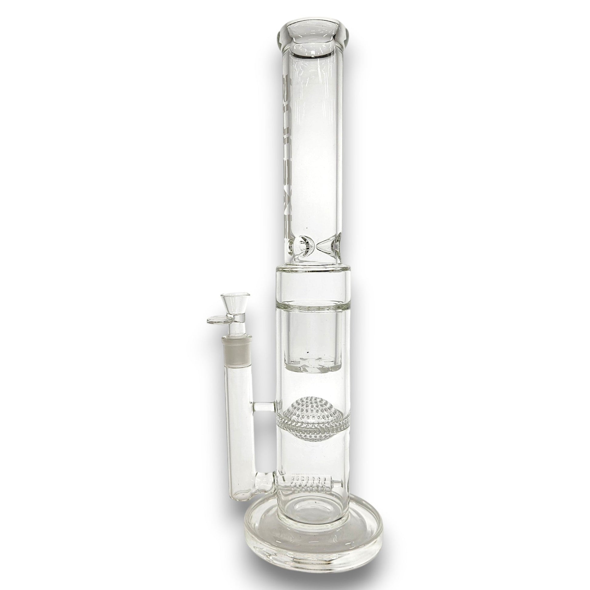 17" Pulsar Triple Perc Honeycomb Dome Turbine Straight Tube Bong