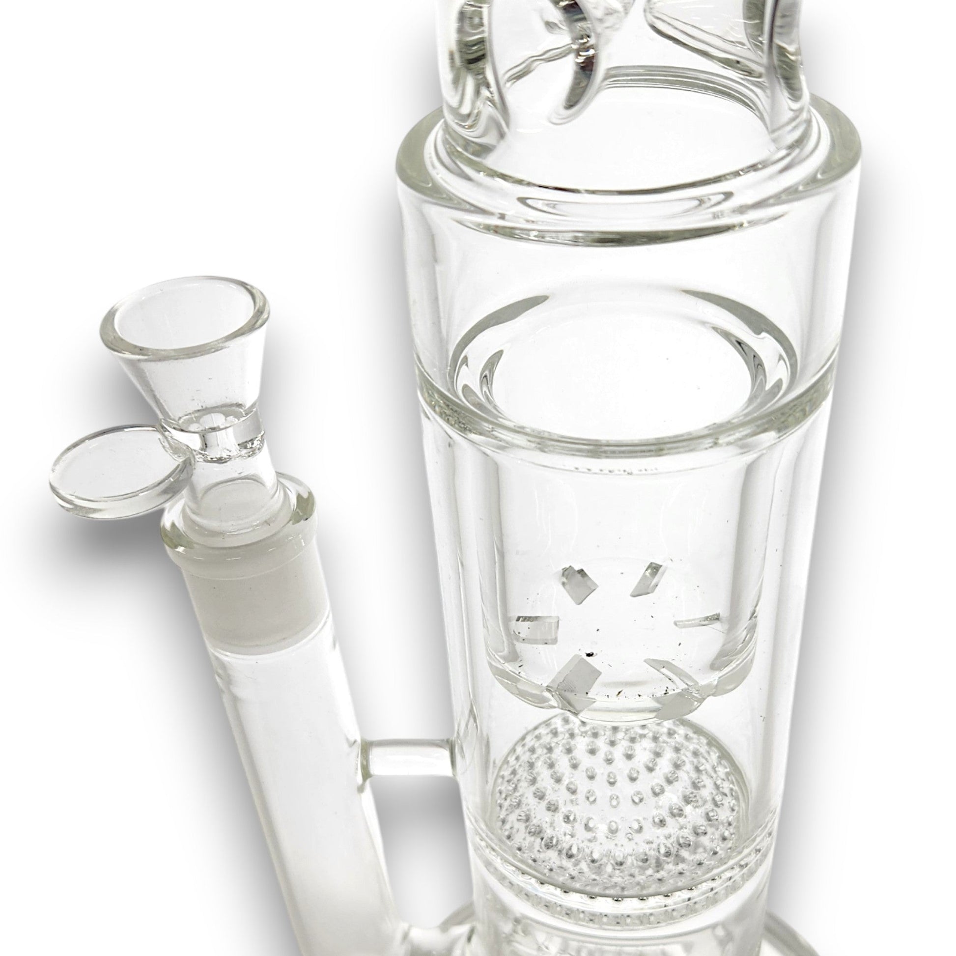 17" Pulsar Triple Perc Honeycomb Dome Turbine Straight Tube Bong