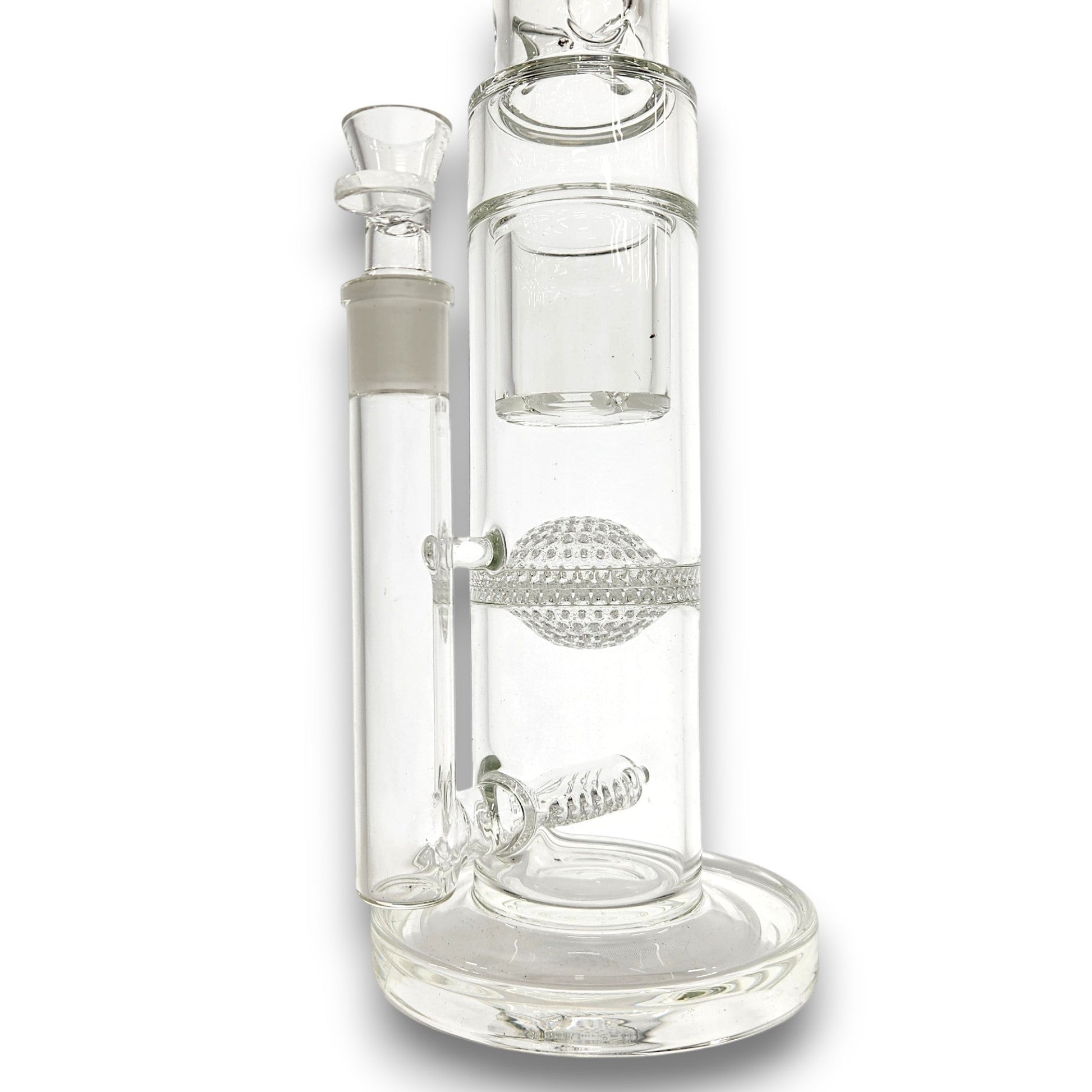 17" Pulsar Triple Perc Honeycomb Dome Turbine Straight Tube Bong