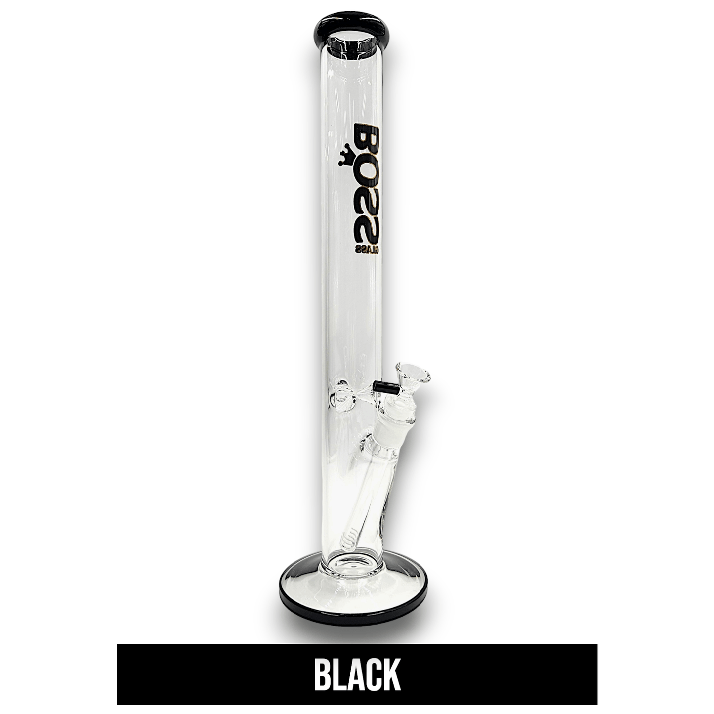 18" Boss Glass Straight Tube Bong