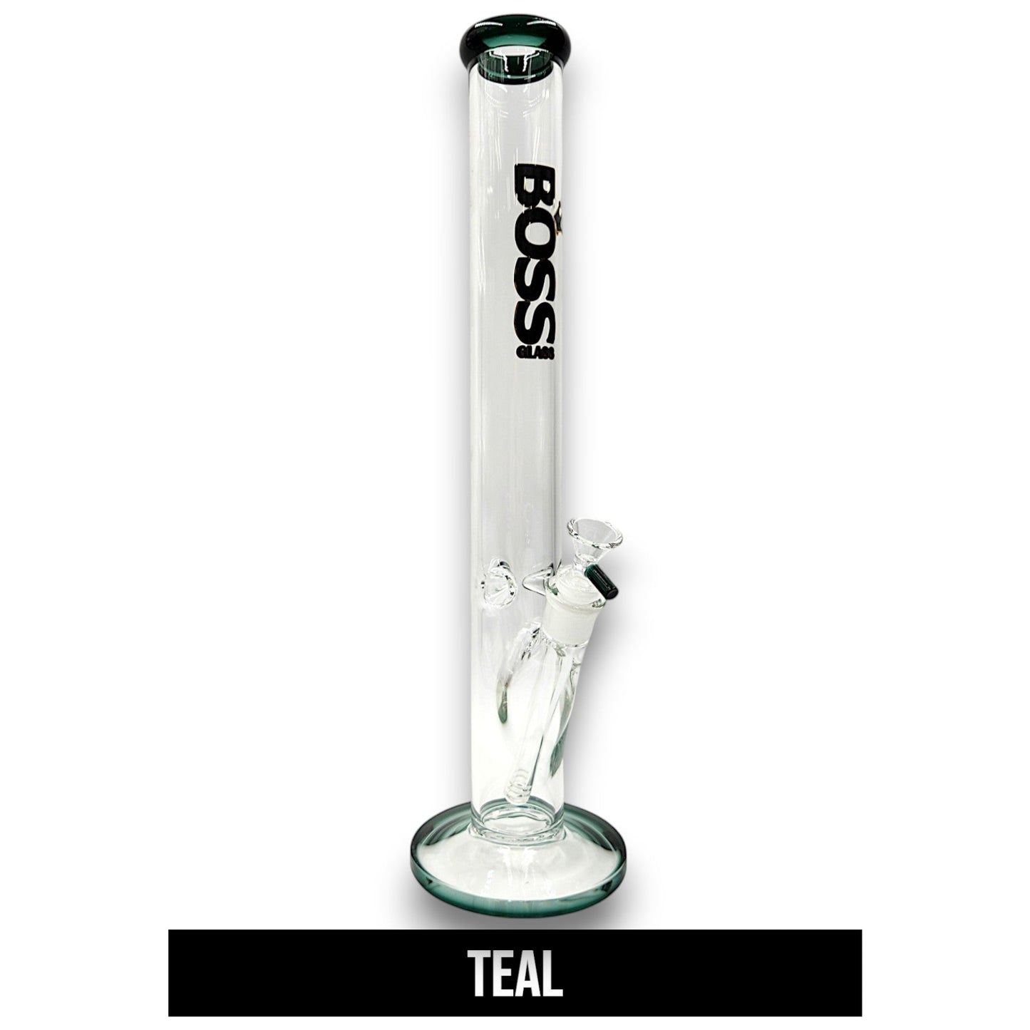 18" Boss Glass Straight Tube Bong
