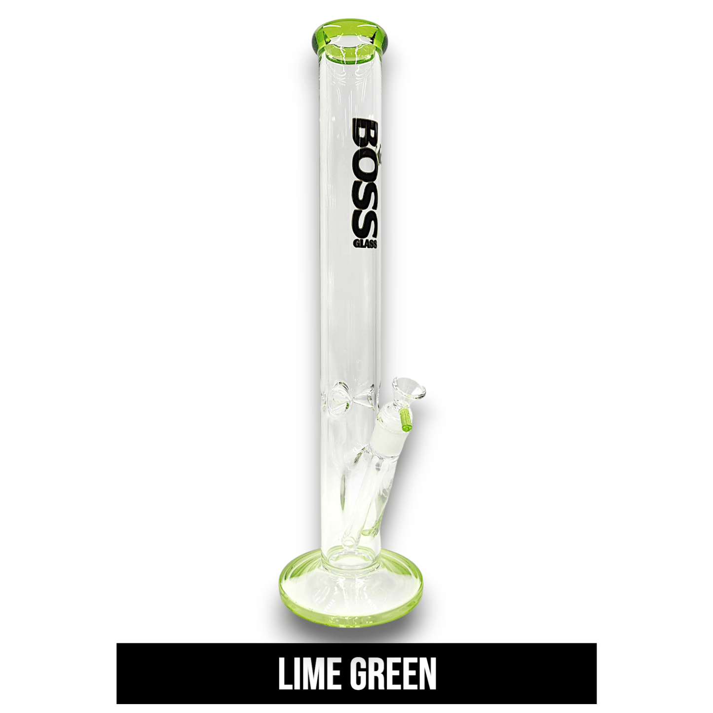 18" Boss Glass Straight Tube Bong