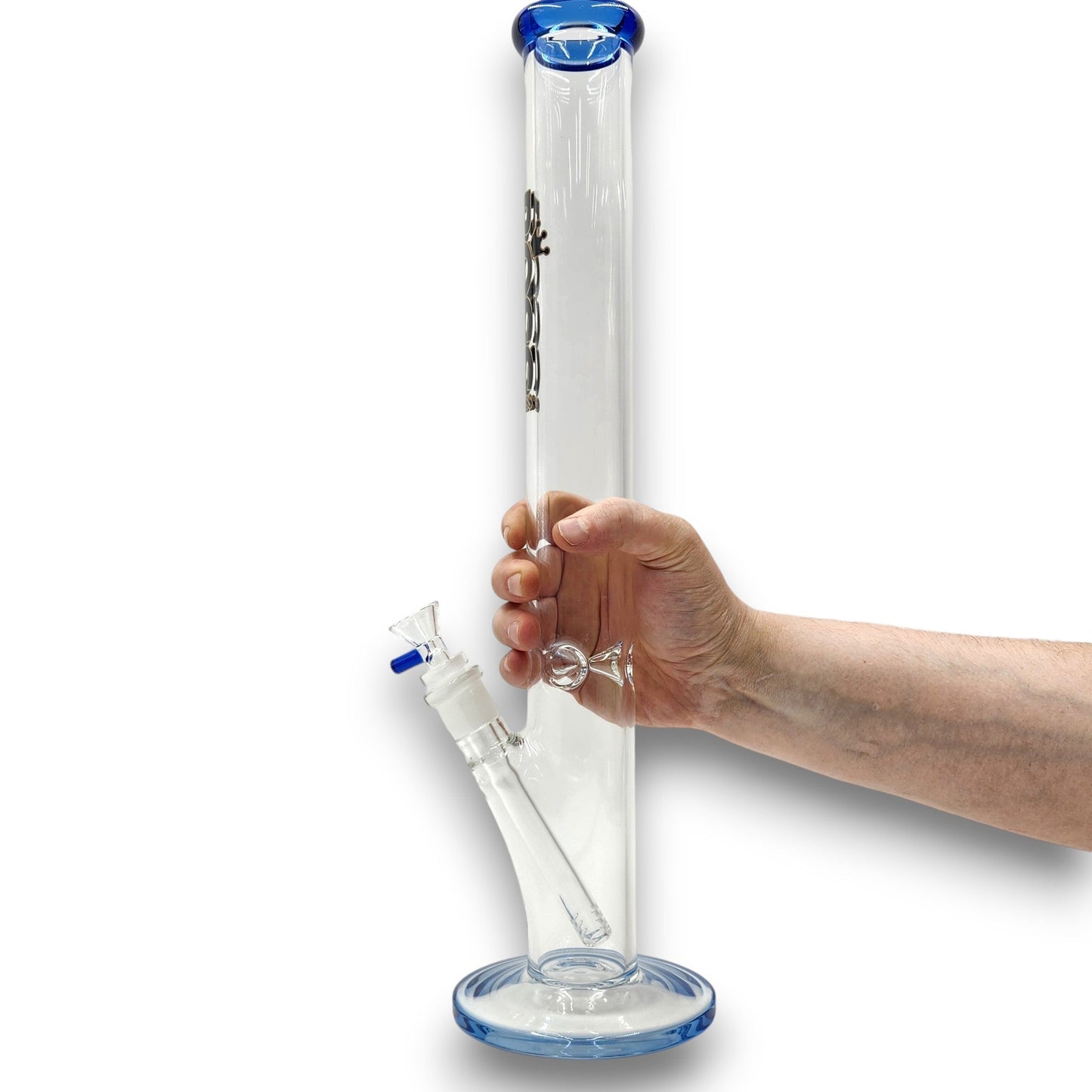 18" Boss Glass Straight Tube Bong