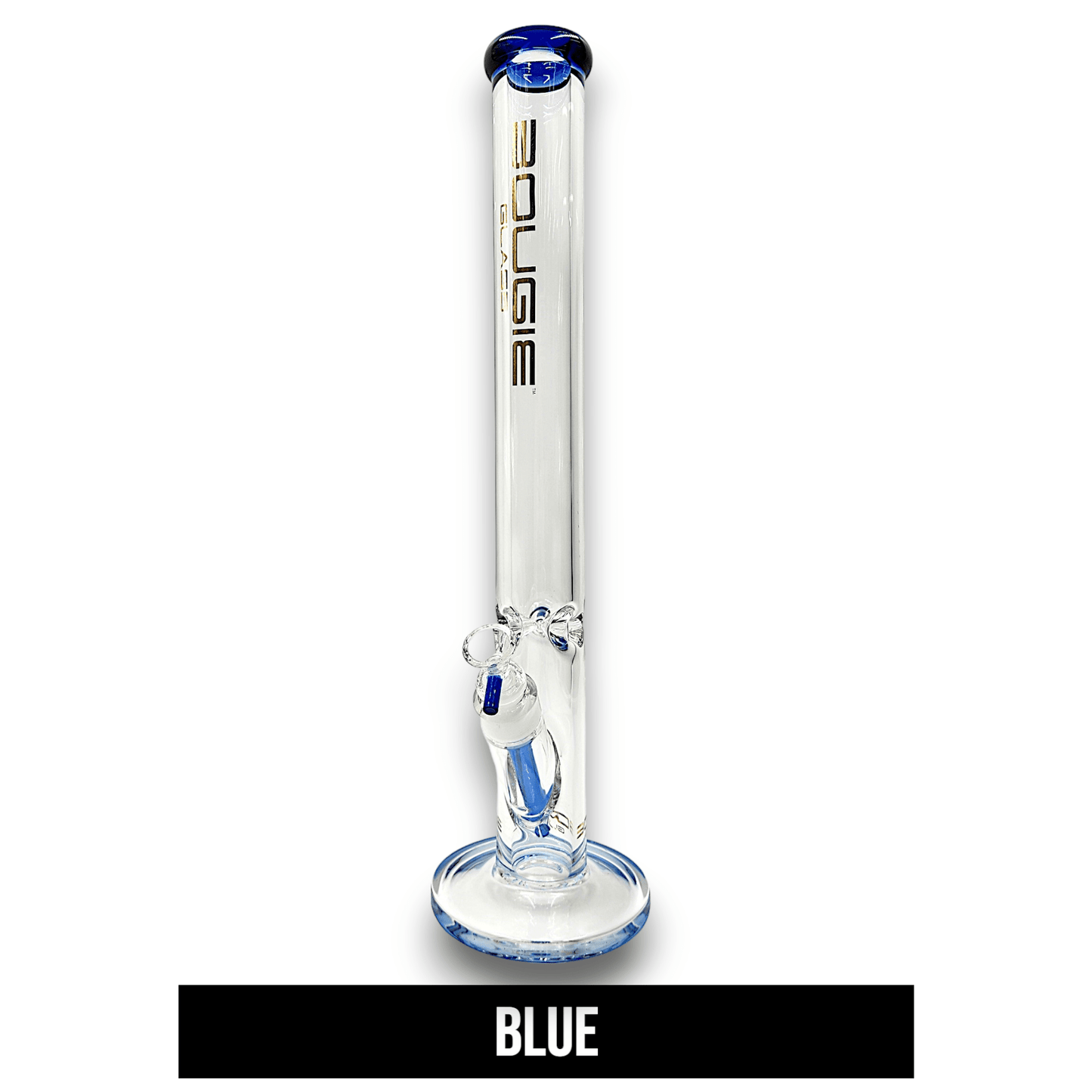 18" Bougie Straight Tube Heavy Duty Bong