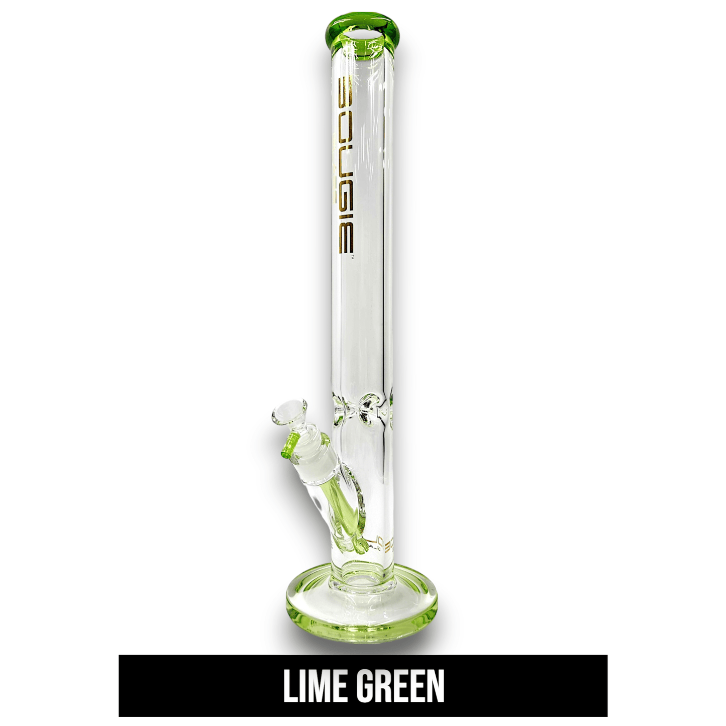 18" Bougie Straight Tube Heavy Duty Bong
