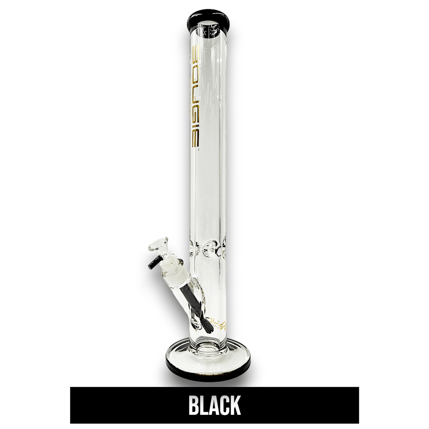 18" Bougie Straight Tube Heavy Duty Bong
