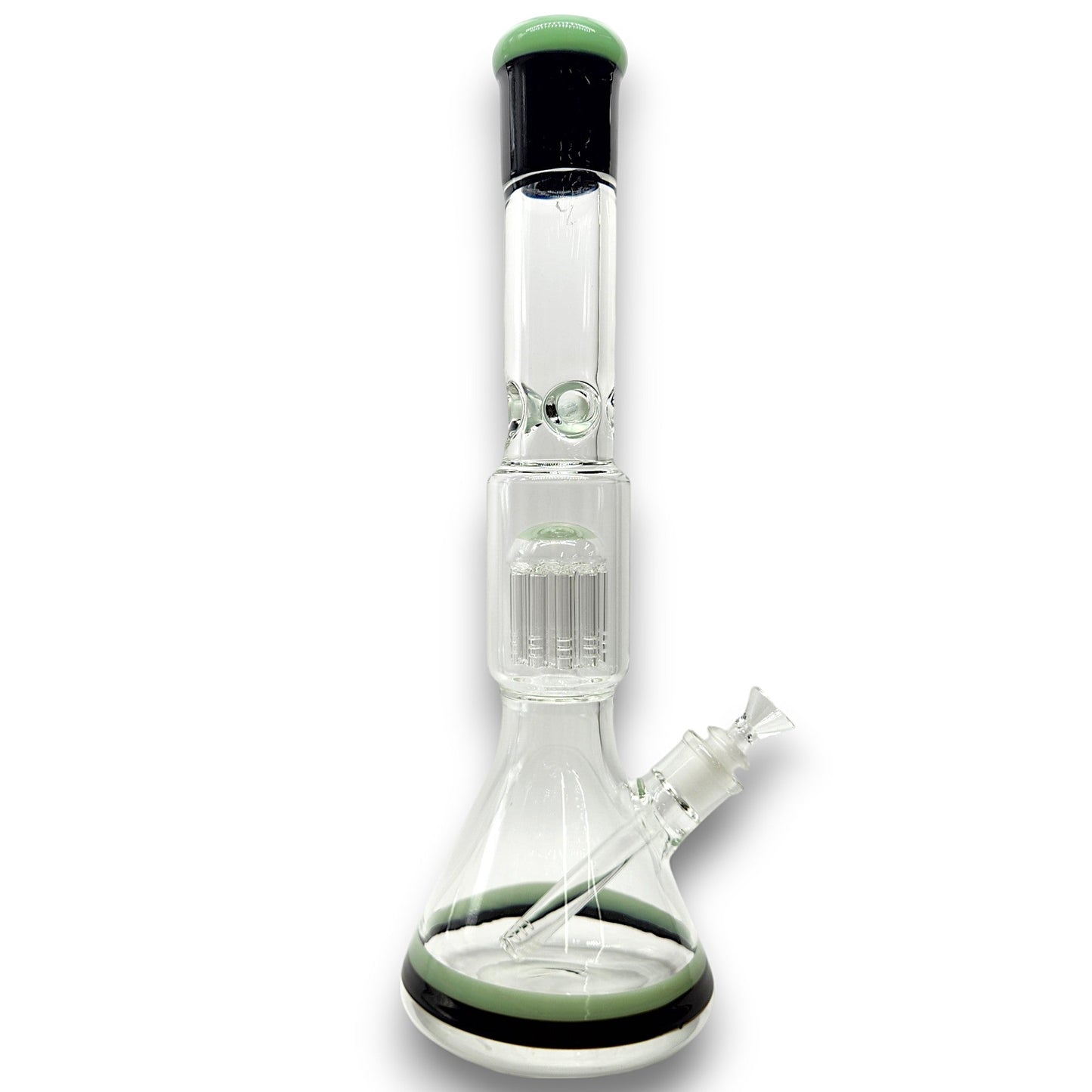 18" Special 20 9mm Thick Glass Tree Percolator Beaker Bong