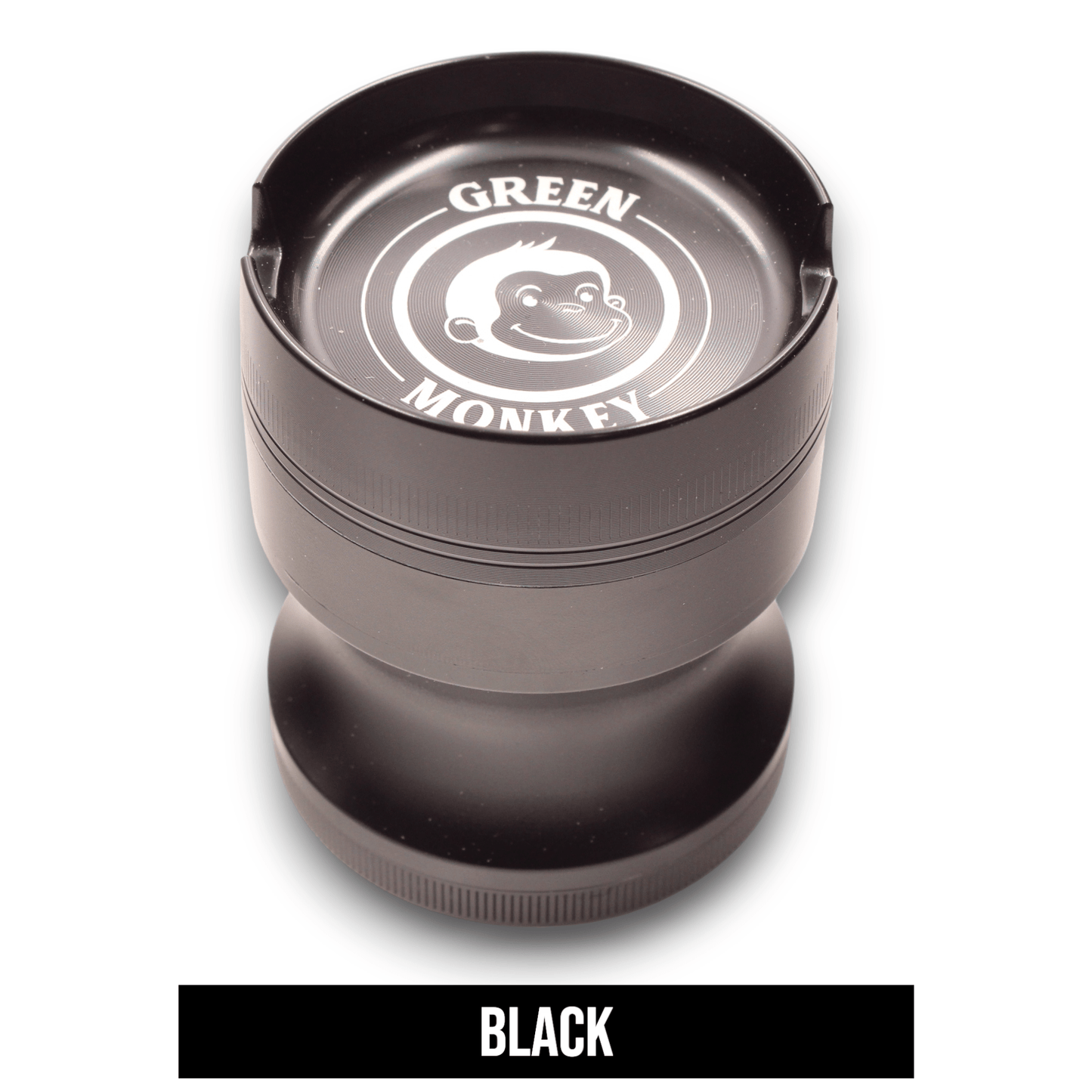 2 - 1/2" Green Monkey Chacma Metal Grinder with Ashtray